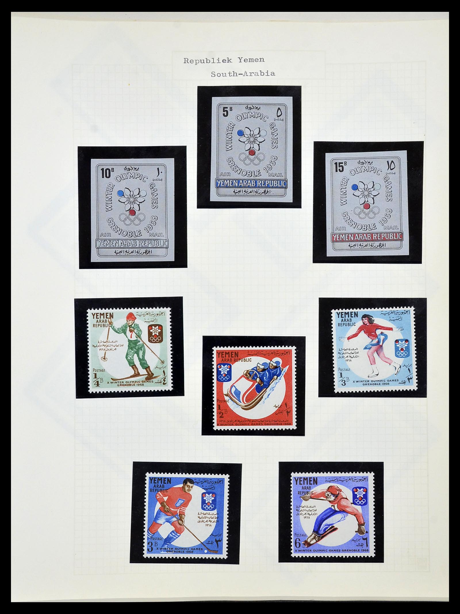 34434 151 - Postzegelverzameling 34434 Olympische Spelen 1920-1976.