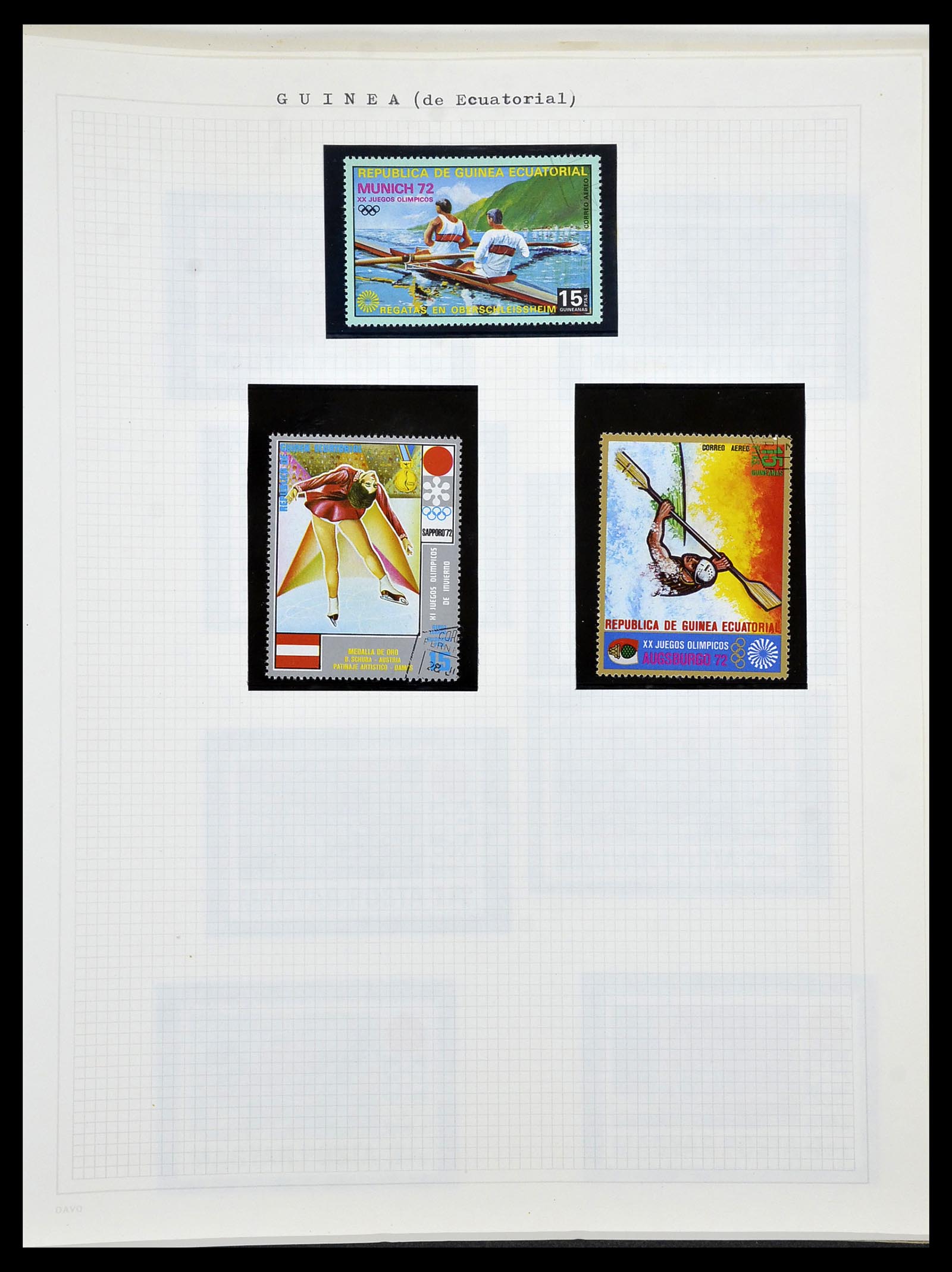34434 161 - Postzegelverzameling 34434 Olympische Spelen 1920-1976.