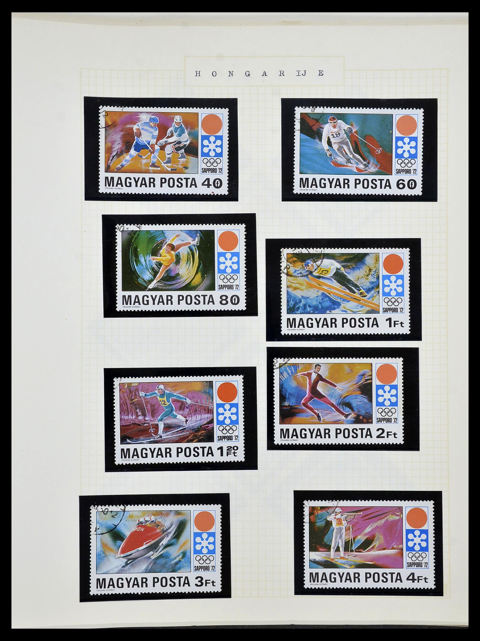 34434 162 - Postzegelverzameling 34434 Olympische Spelen 1920-1976.