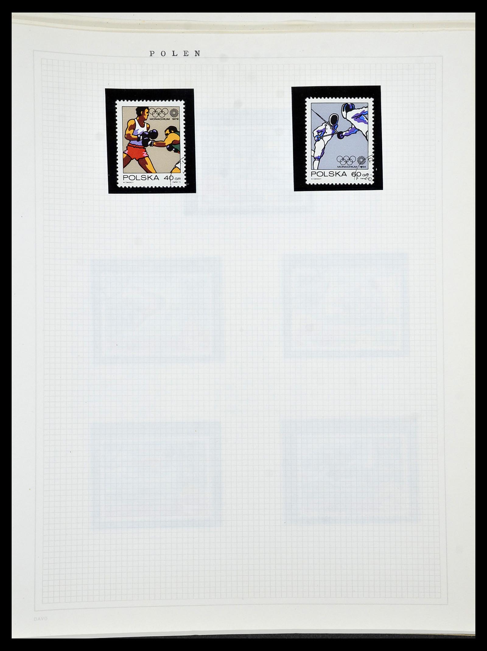 34434 170 - Postzegelverzameling 34434 Olympische Spelen 1920-1976.