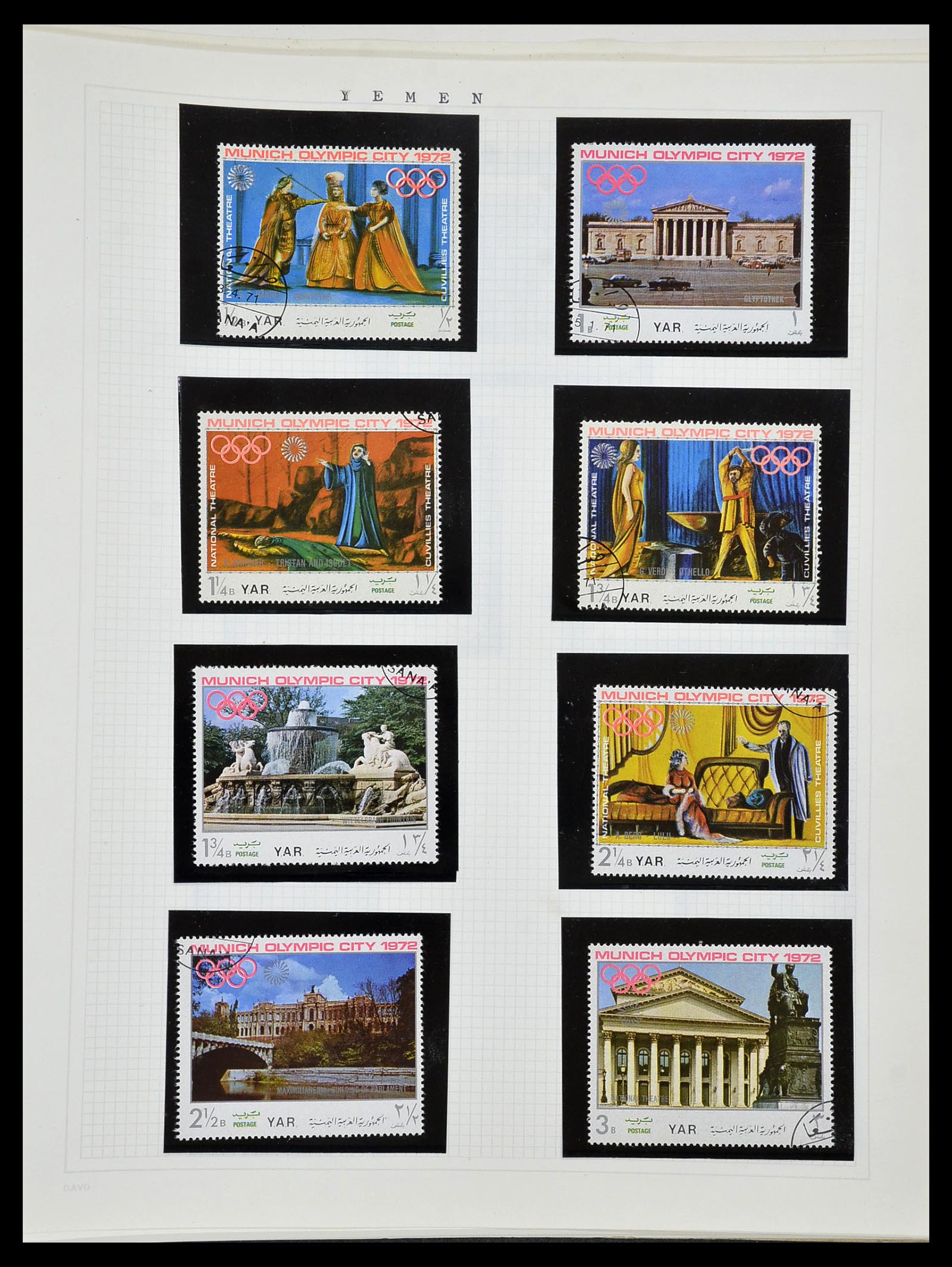 34434 179 - Postzegelverzameling 34434 Olympische Spelen 1920-1976.