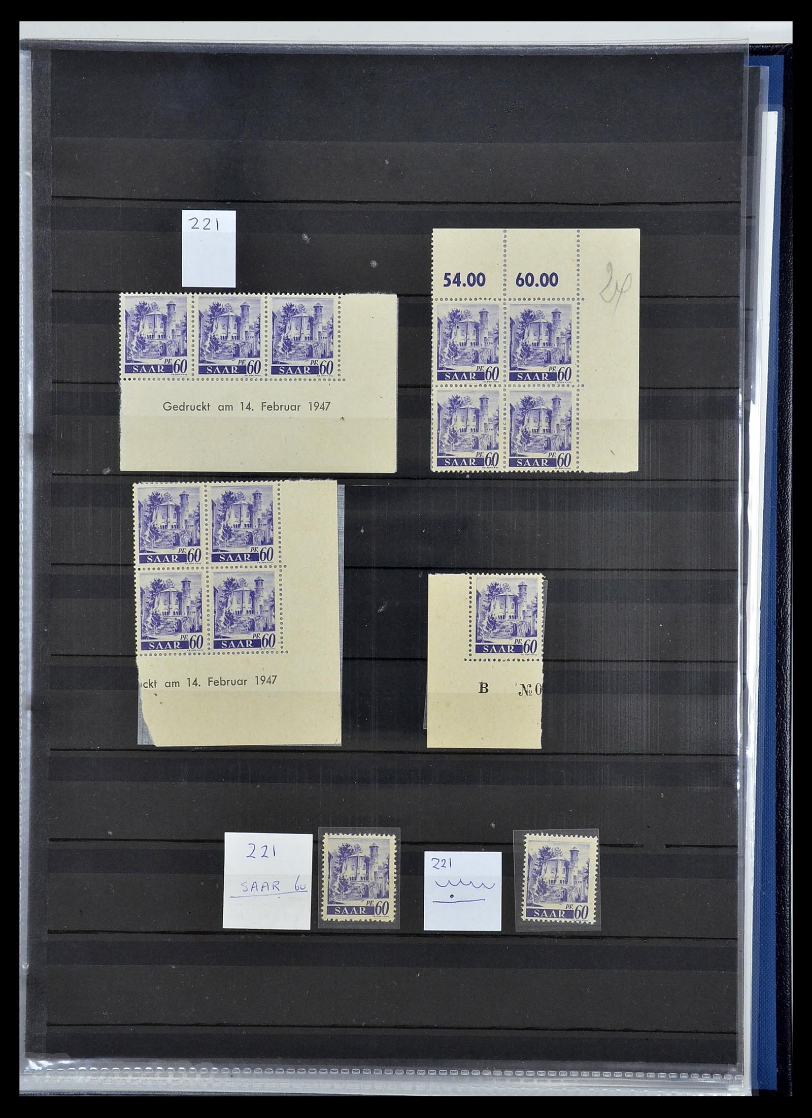 34435 021 - Stamp Collection 34435 Saar 1947-1959.