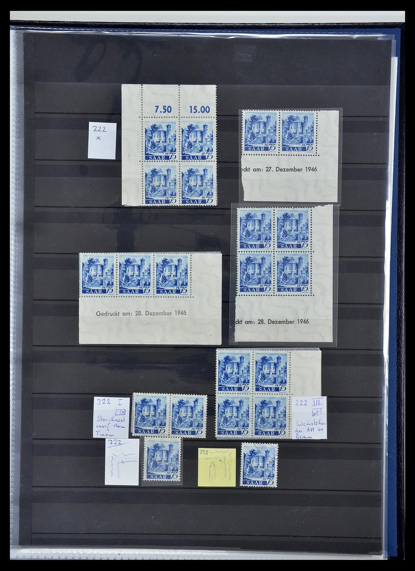 34435 022 - Stamp Collection 34435 Saar 1947-1959.