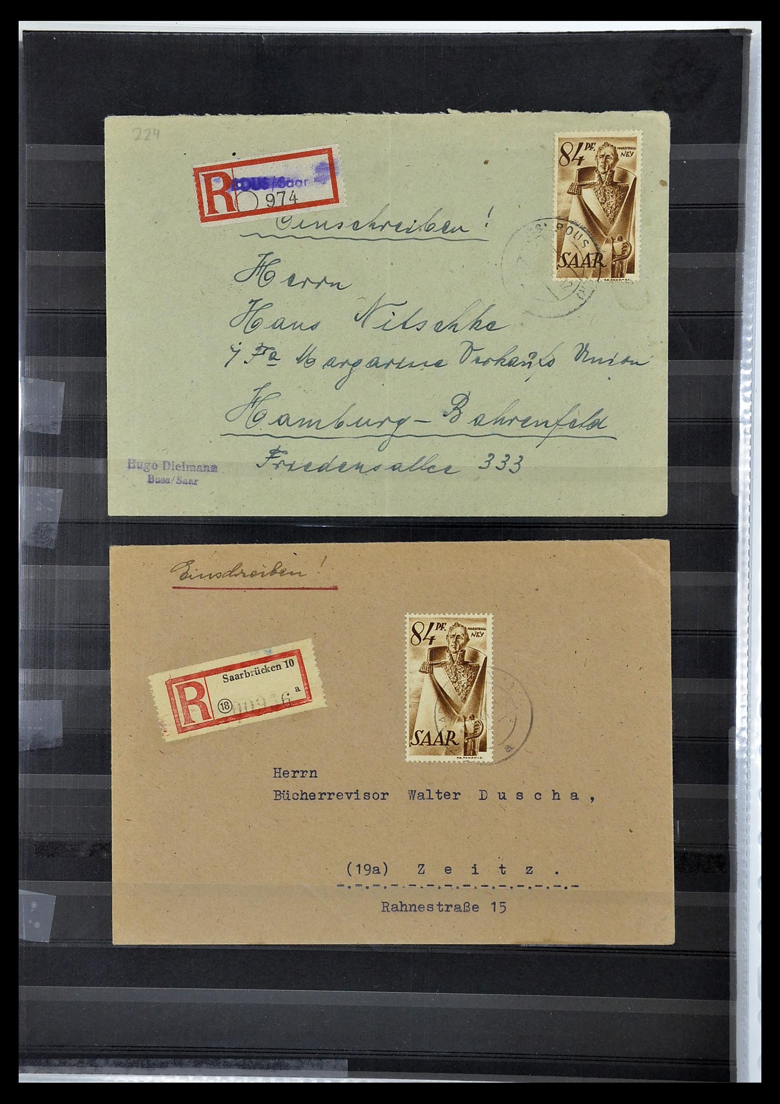 34435 026 - Stamp Collection 34435 Saar 1947-1959.