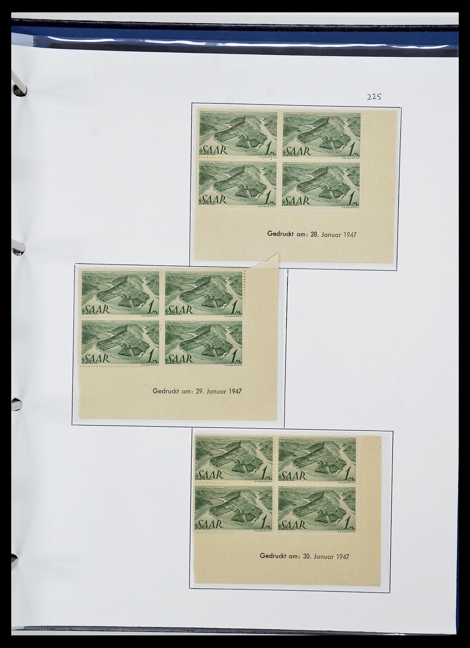 34435 027 - Stamp Collection 34435 Saar 1947-1959.