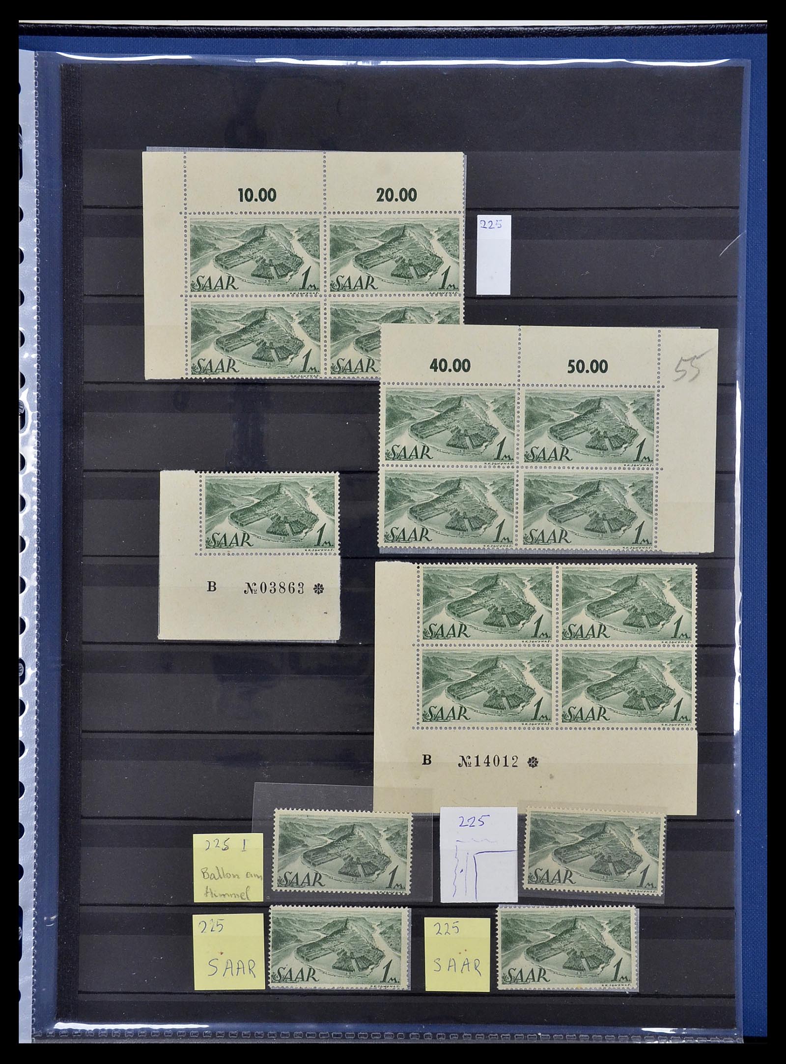 34435 028 - Stamp Collection 34435 Saar 1947-1959.