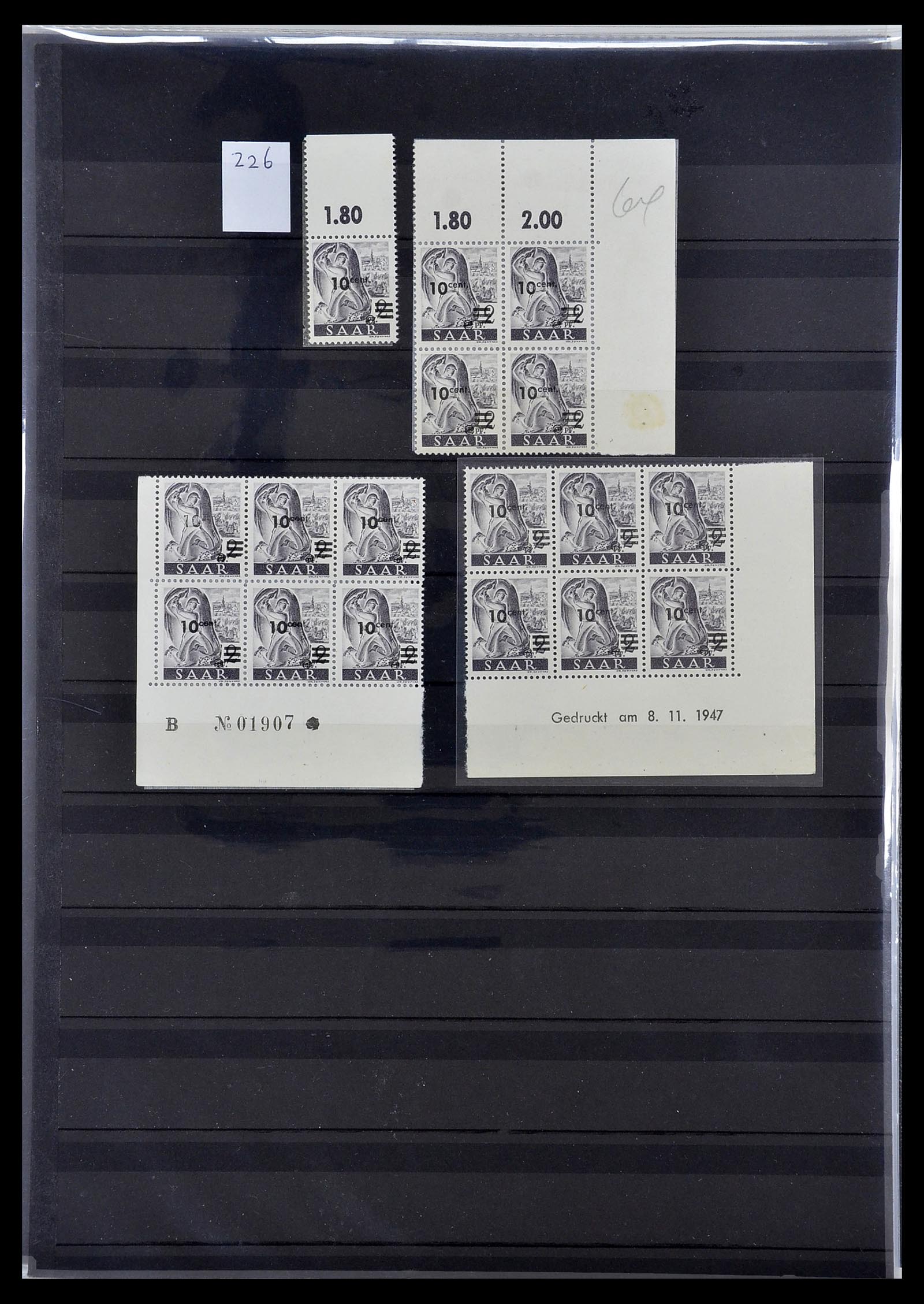 34435 030 - Stamp Collection 34435 Saar 1947-1959.