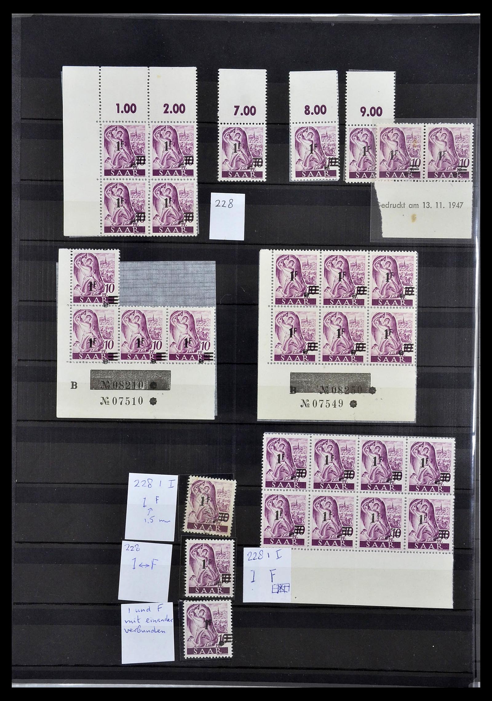34435 032 - Stamp Collection 34435 Saar 1947-1959.