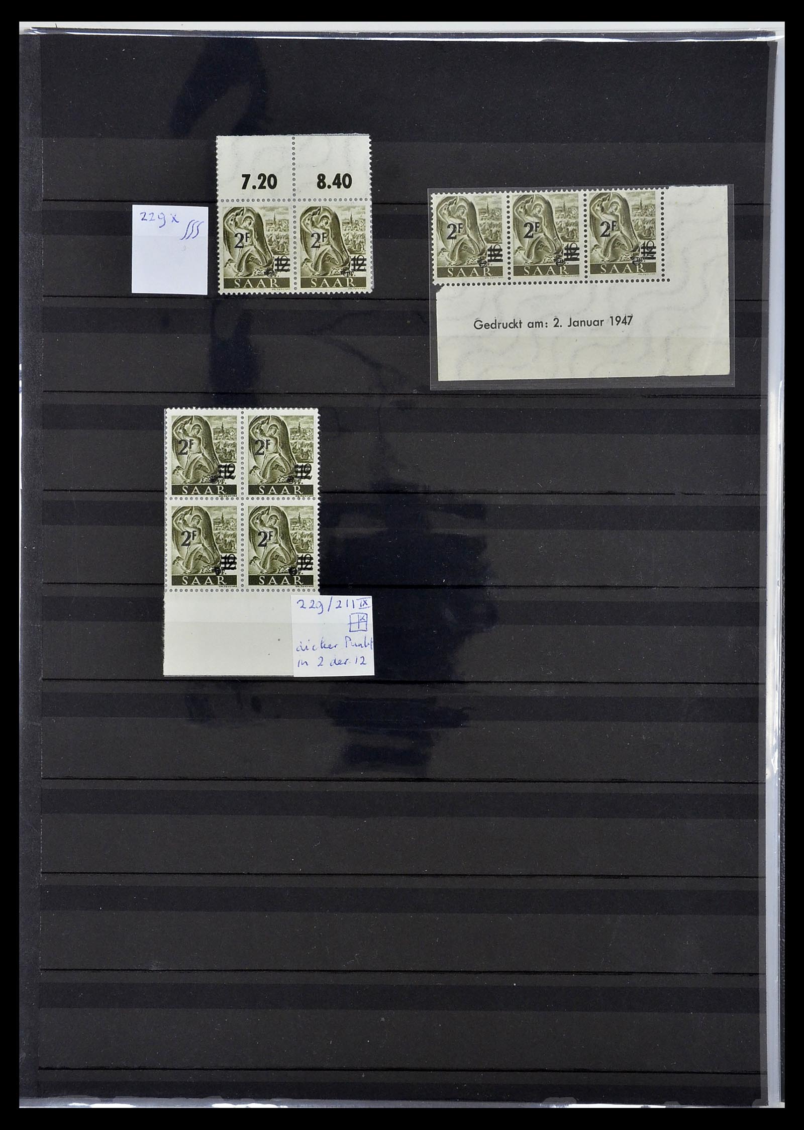34435 033 - Stamp Collection 34435 Saar 1947-1959.