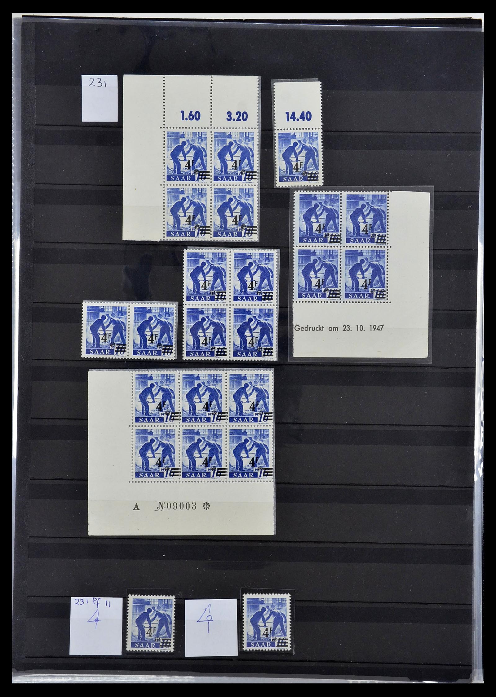 34435 036 - Stamp Collection 34435 Saar 1947-1959.