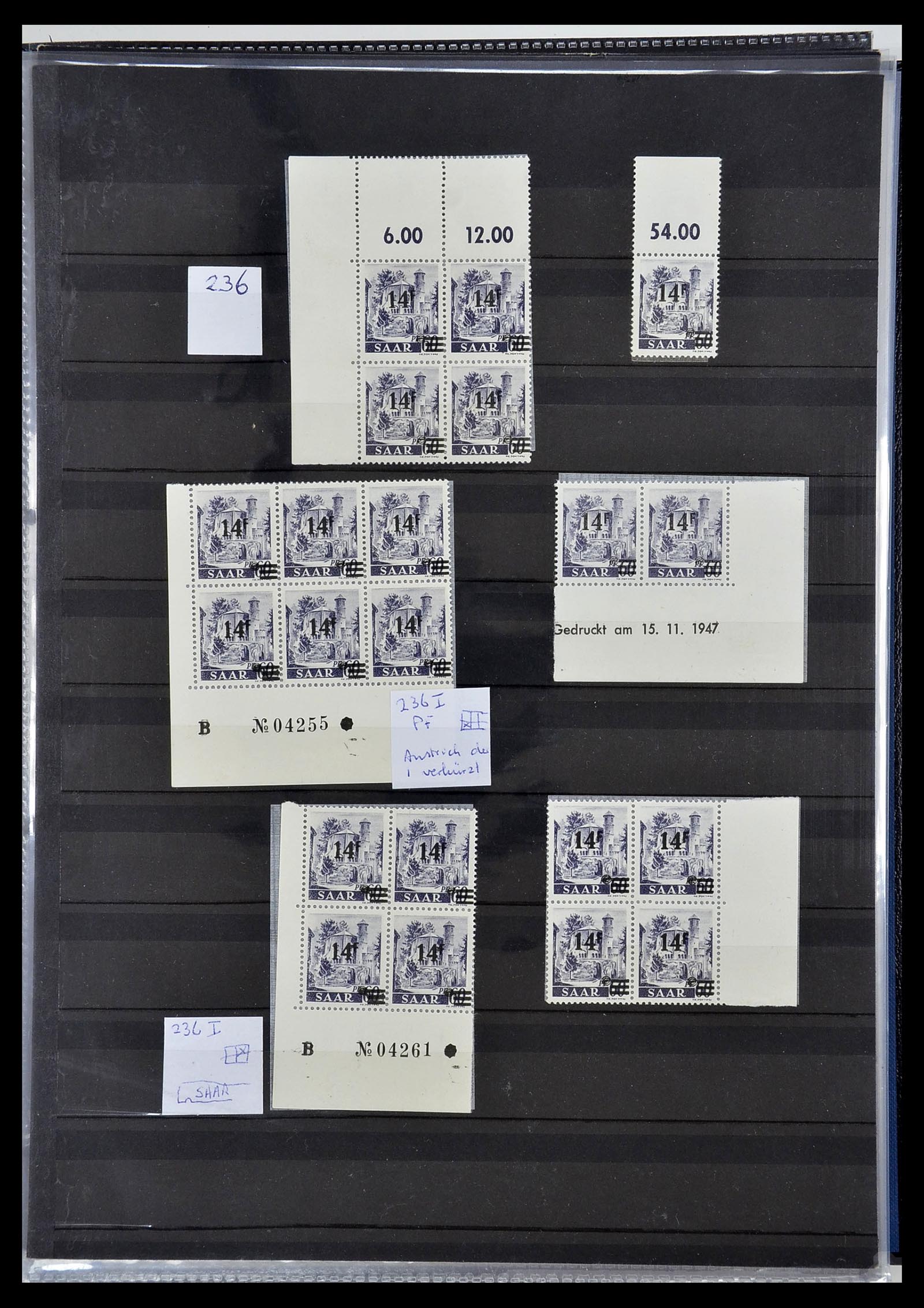 34435 043 - Stamp Collection 34435 Saar 1947-1959.