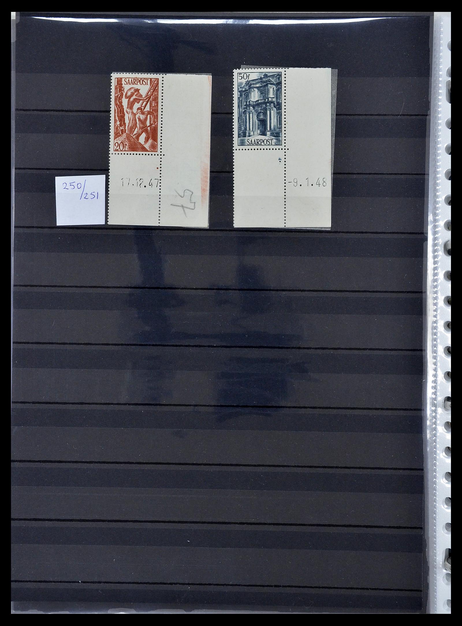 34435 048 - Stamp Collection 34435 Saar 1947-1959.