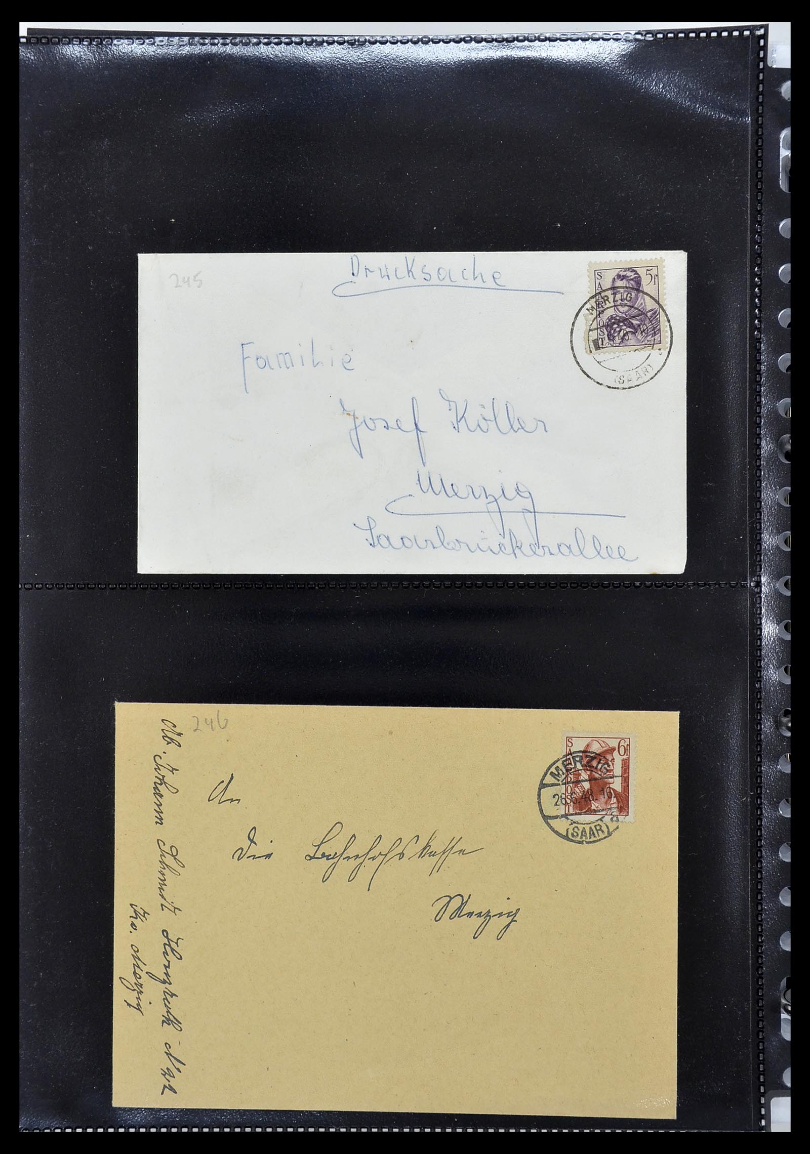 34435 049 - Stamp Collection 34435 Saar 1947-1959.