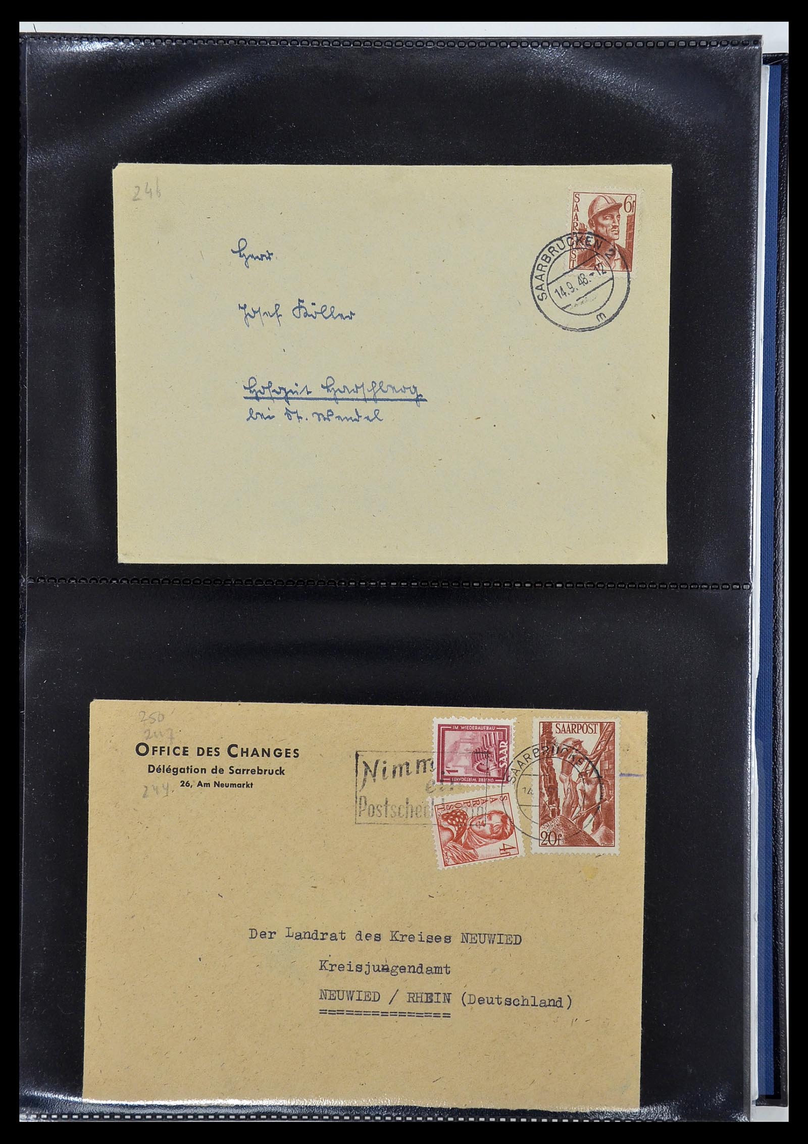 34435 050 - Stamp Collection 34435 Saar 1947-1959.