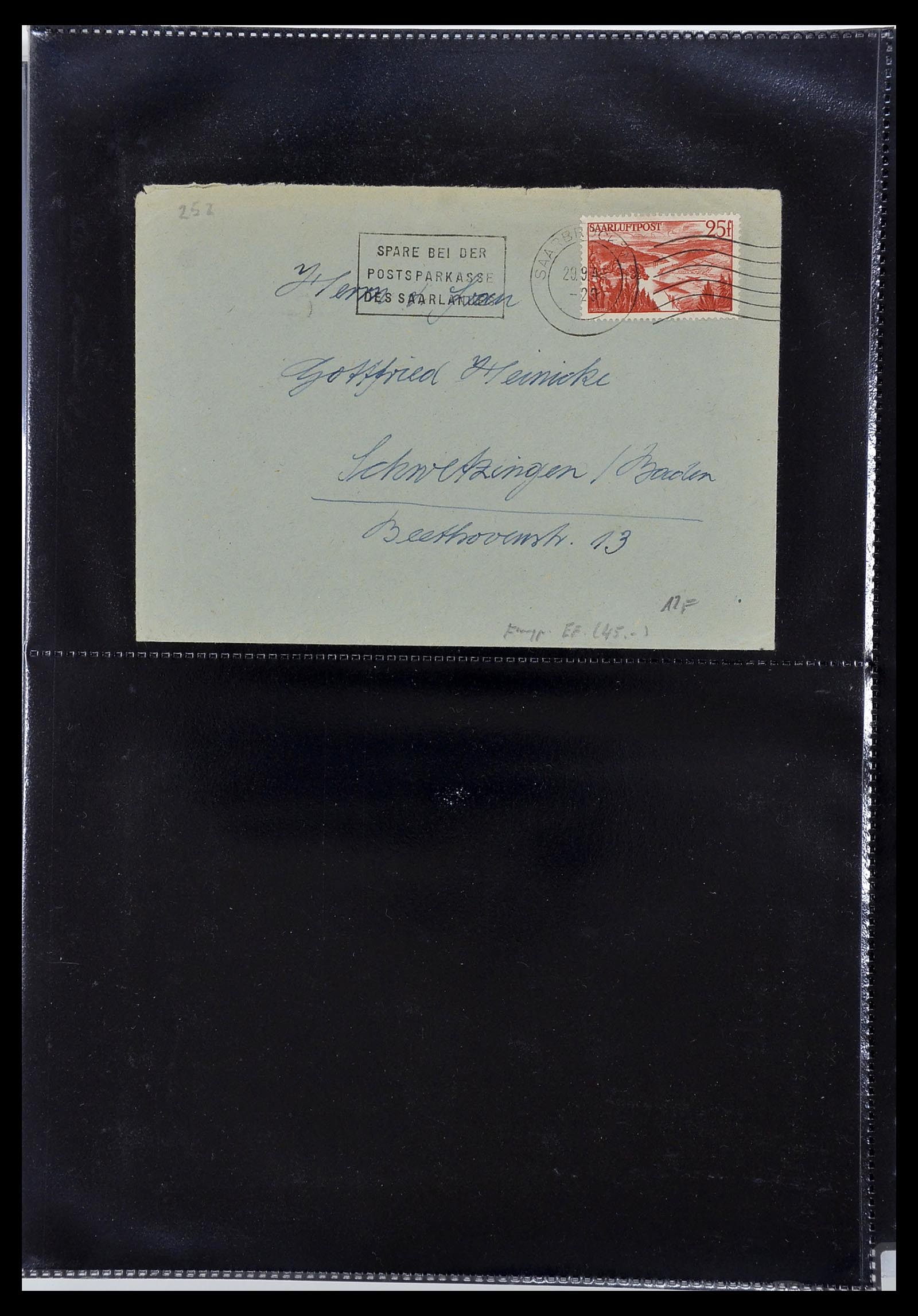34435 051 - Stamp Collection 34435 Saar 1947-1959.