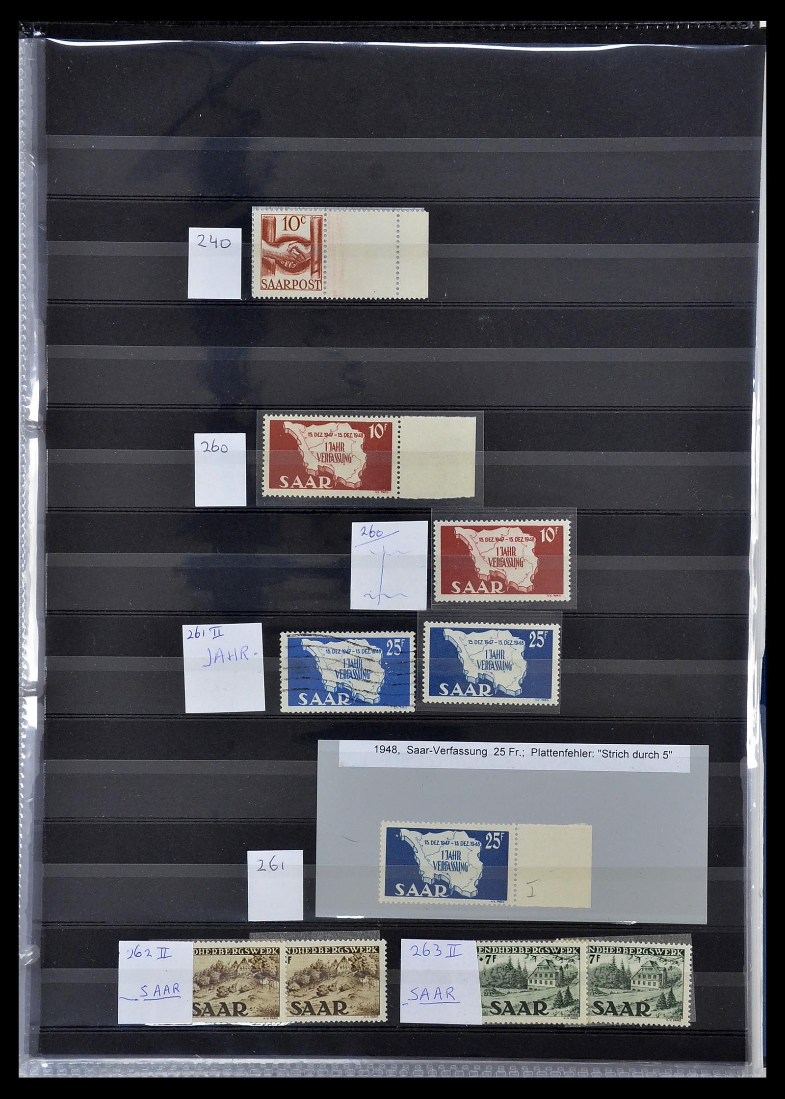 34435 052 - Stamp Collection 34435 Saar 1947-1959.