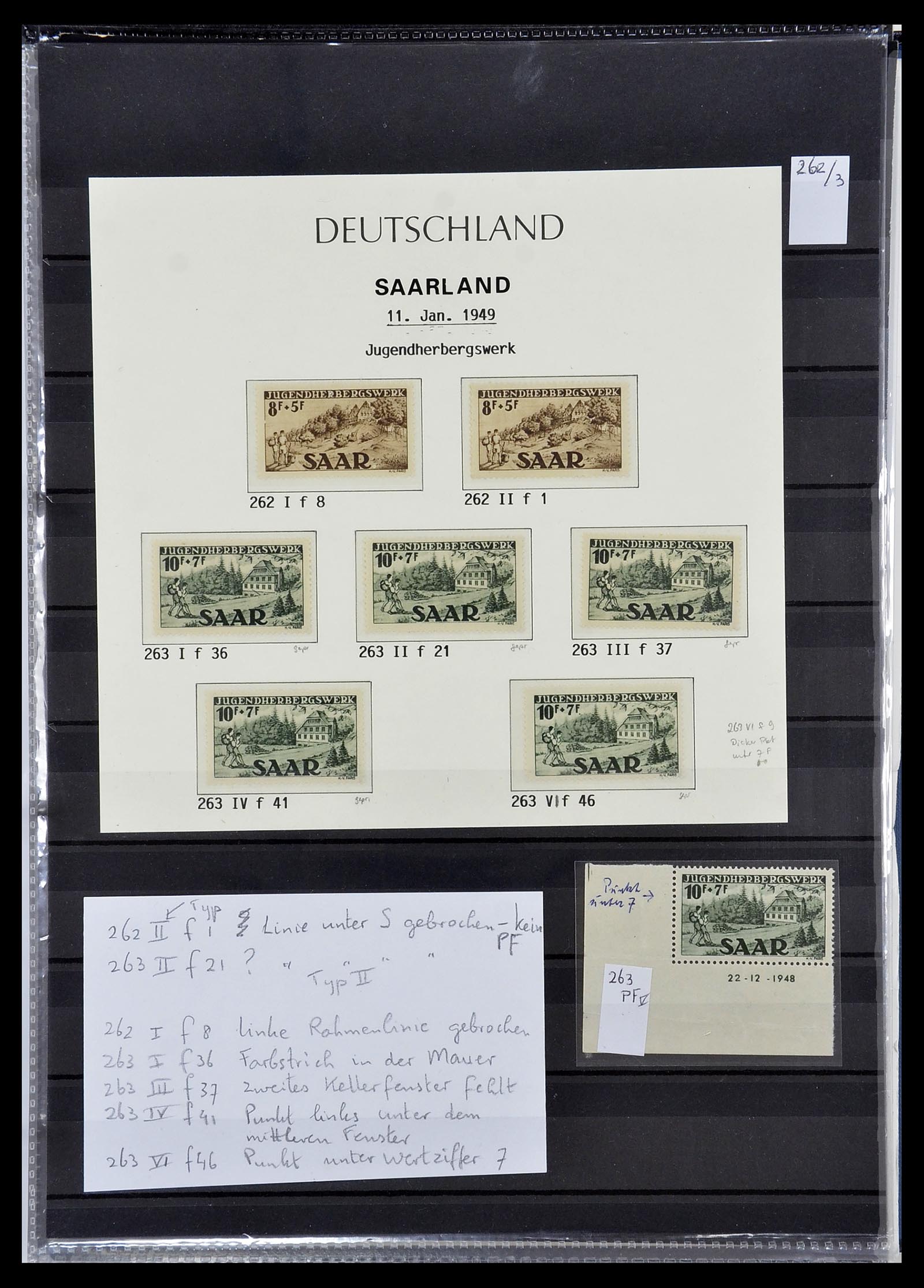34435 053 - Stamp Collection 34435 Saar 1947-1959.