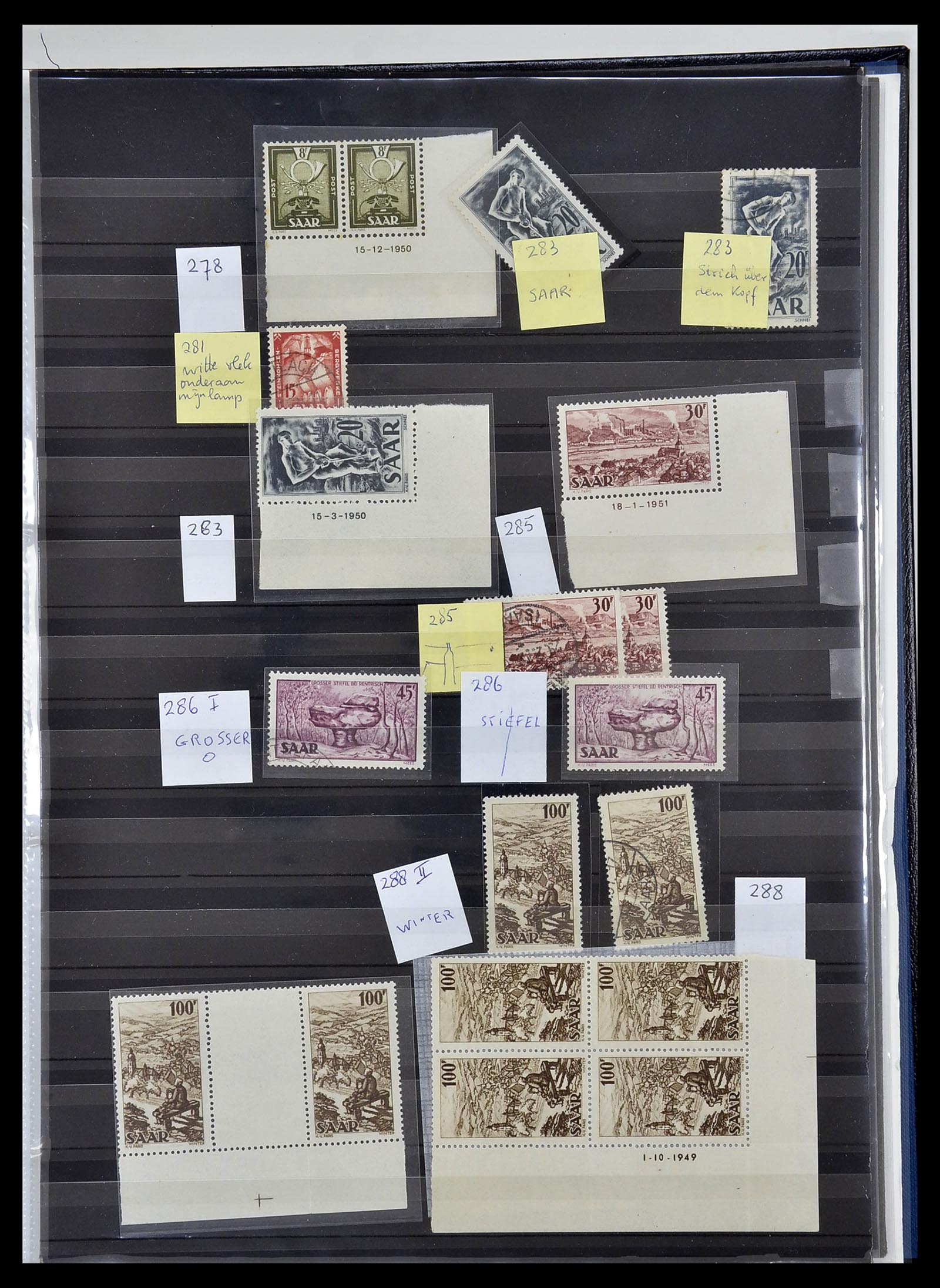34435 059 - Stamp Collection 34435 Saar 1947-1959.