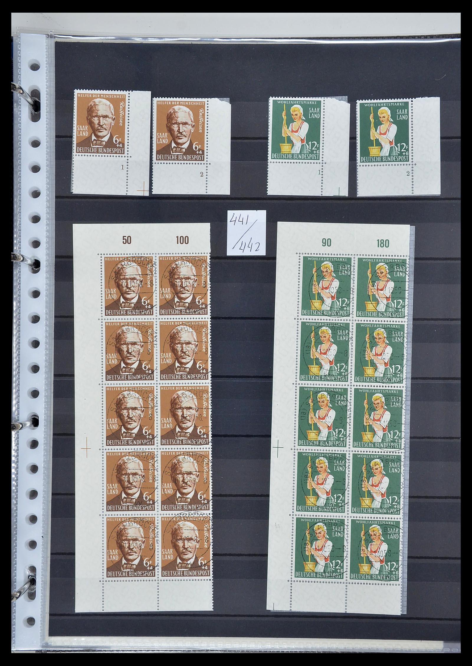 34435 241 - Stamp Collection 34435 Saar 1947-1959.