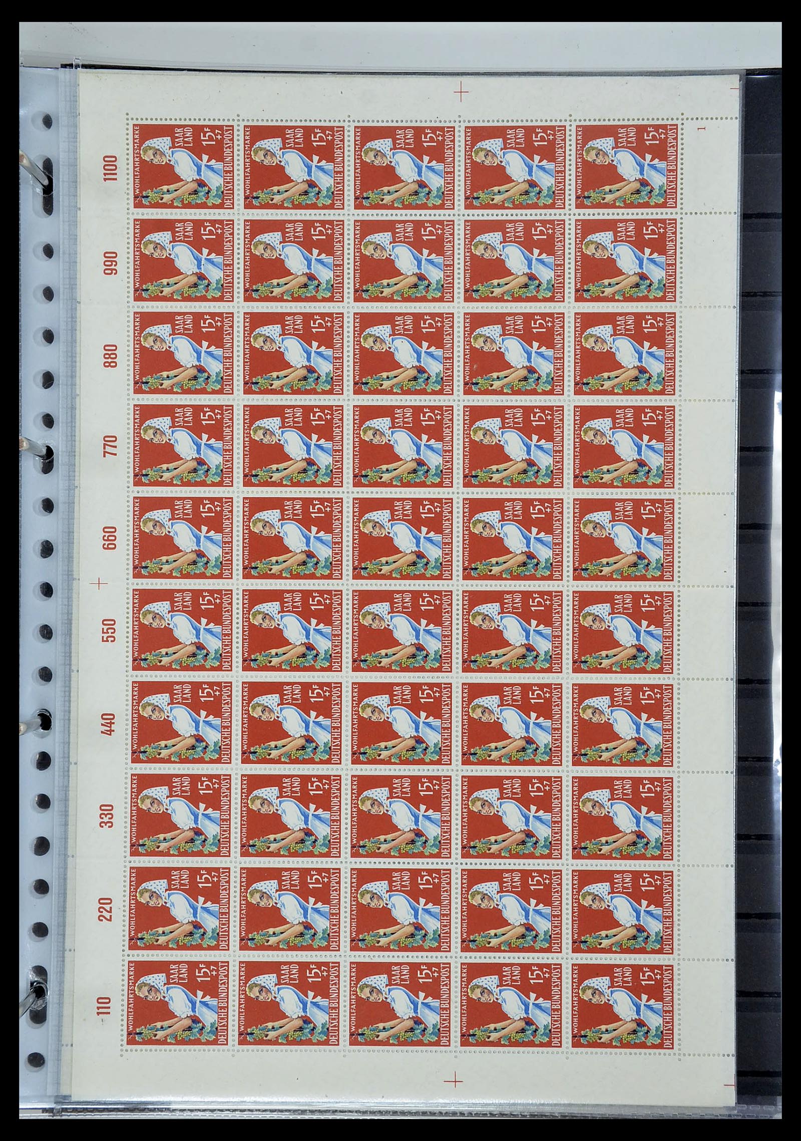 34435 243 - Stamp Collection 34435 Saar 1947-1959.