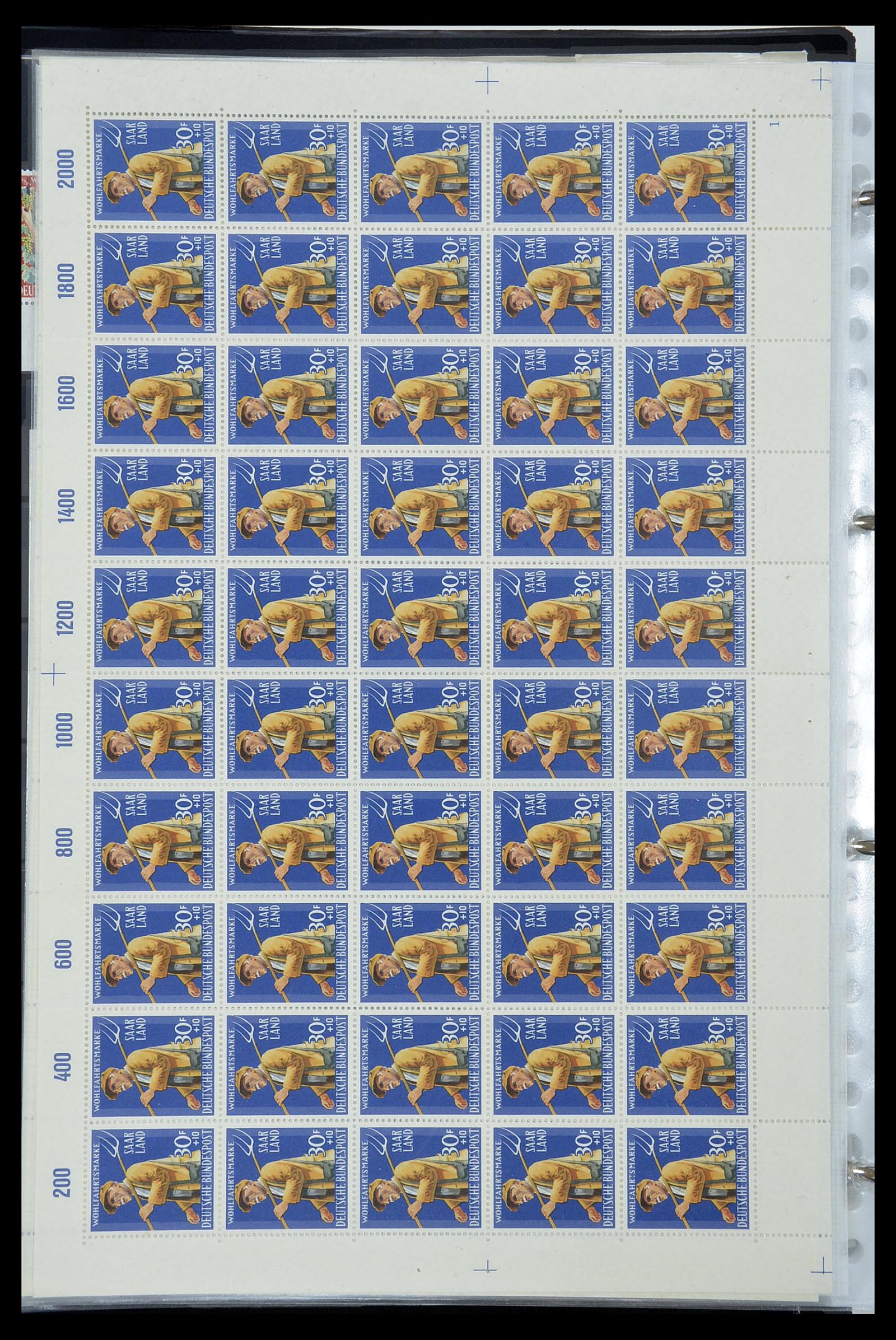 34435 244 - Stamp Collection 34435 Saar 1947-1959.