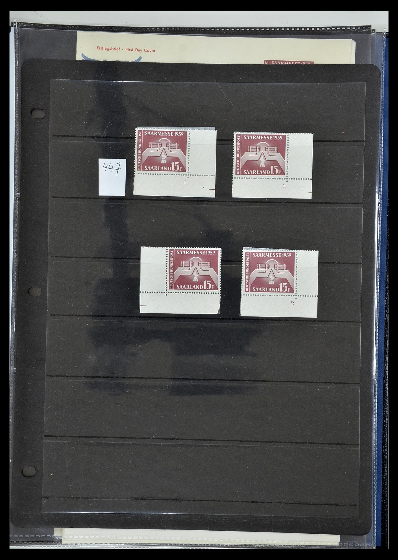 34435 248 - Stamp Collection 34435 Saar 1947-1959.