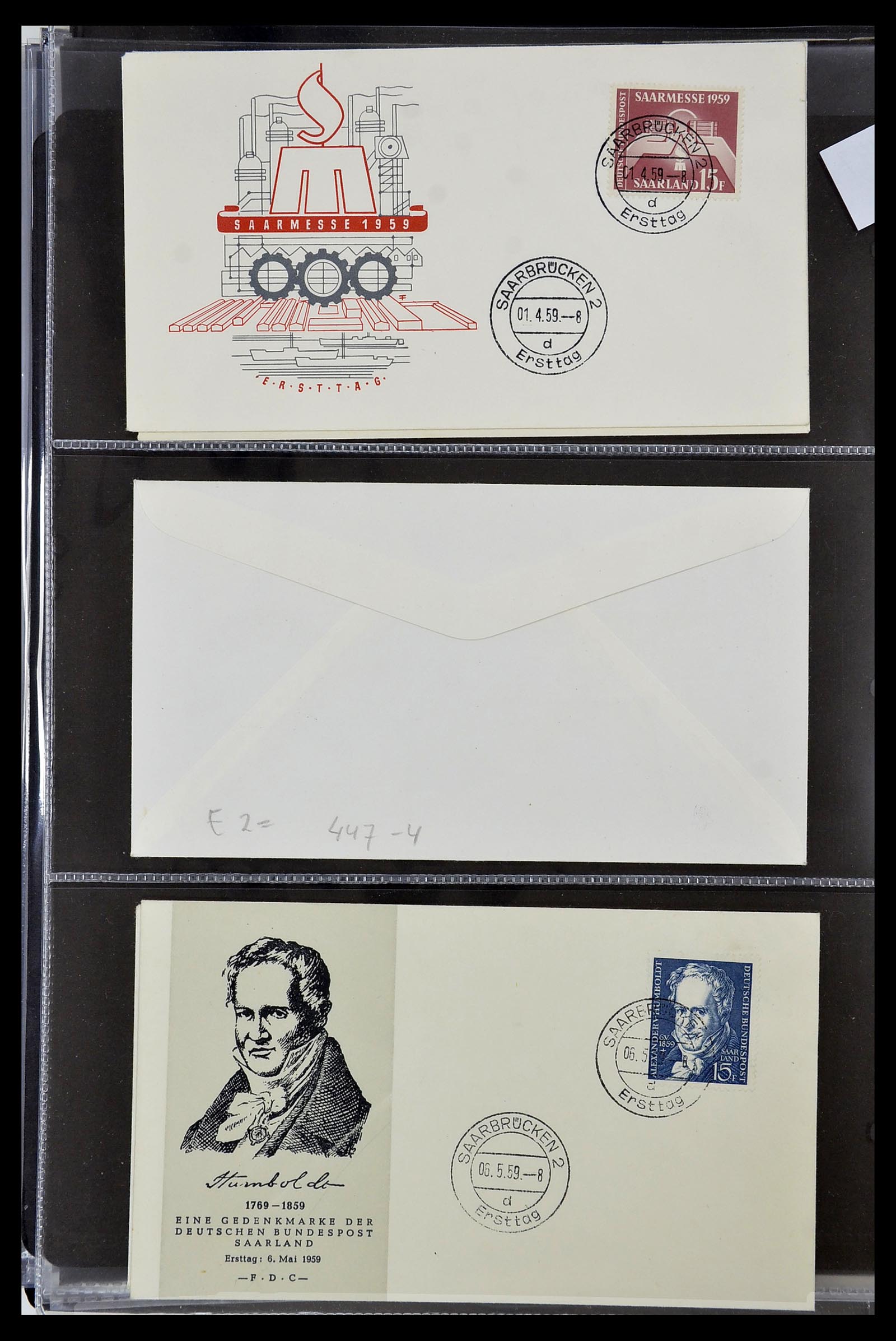 34435 250 - Stamp Collection 34435 Saar 1947-1959.