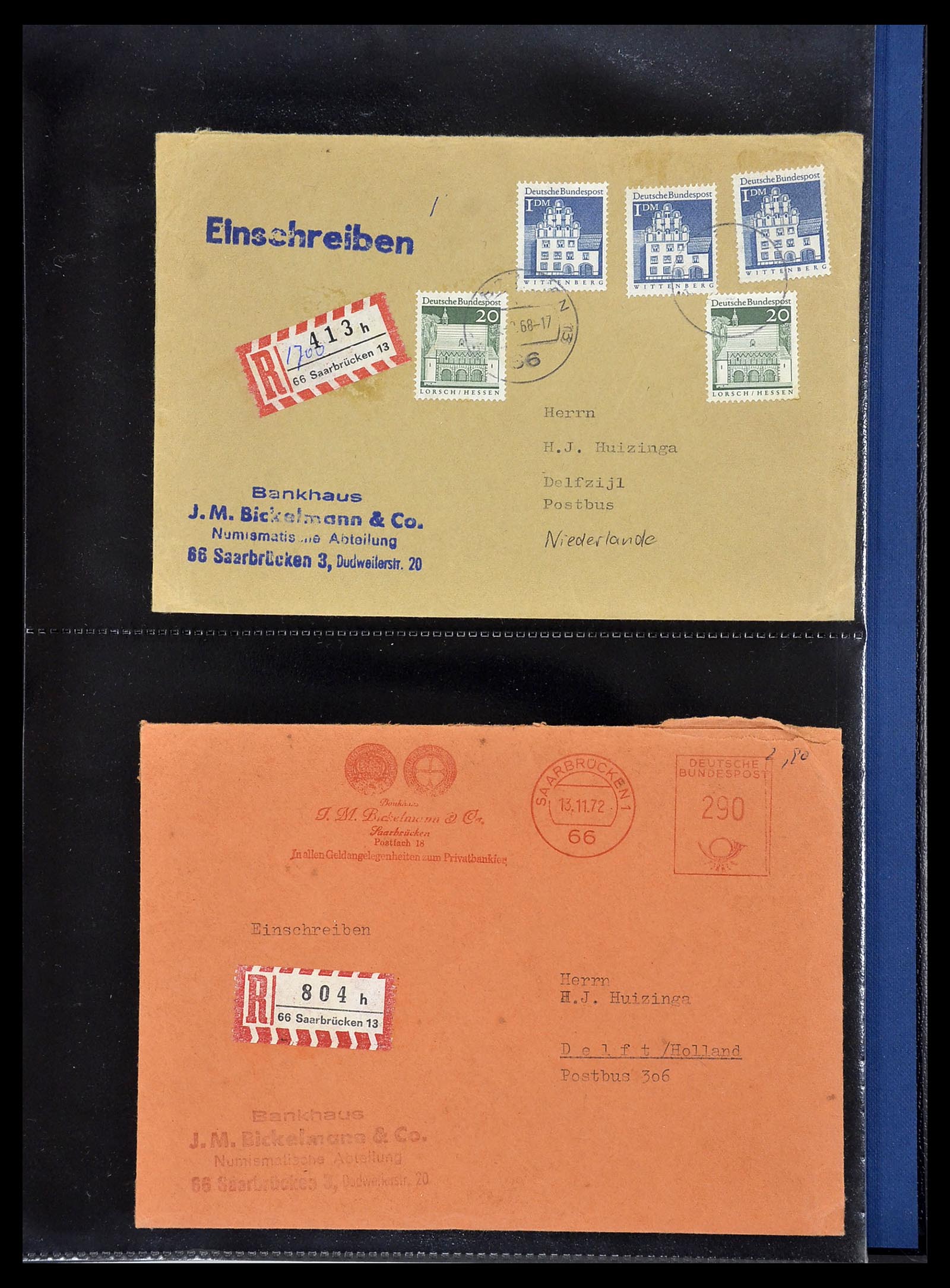 34435 255 - Stamp Collection 34435 Saar 1947-1959.