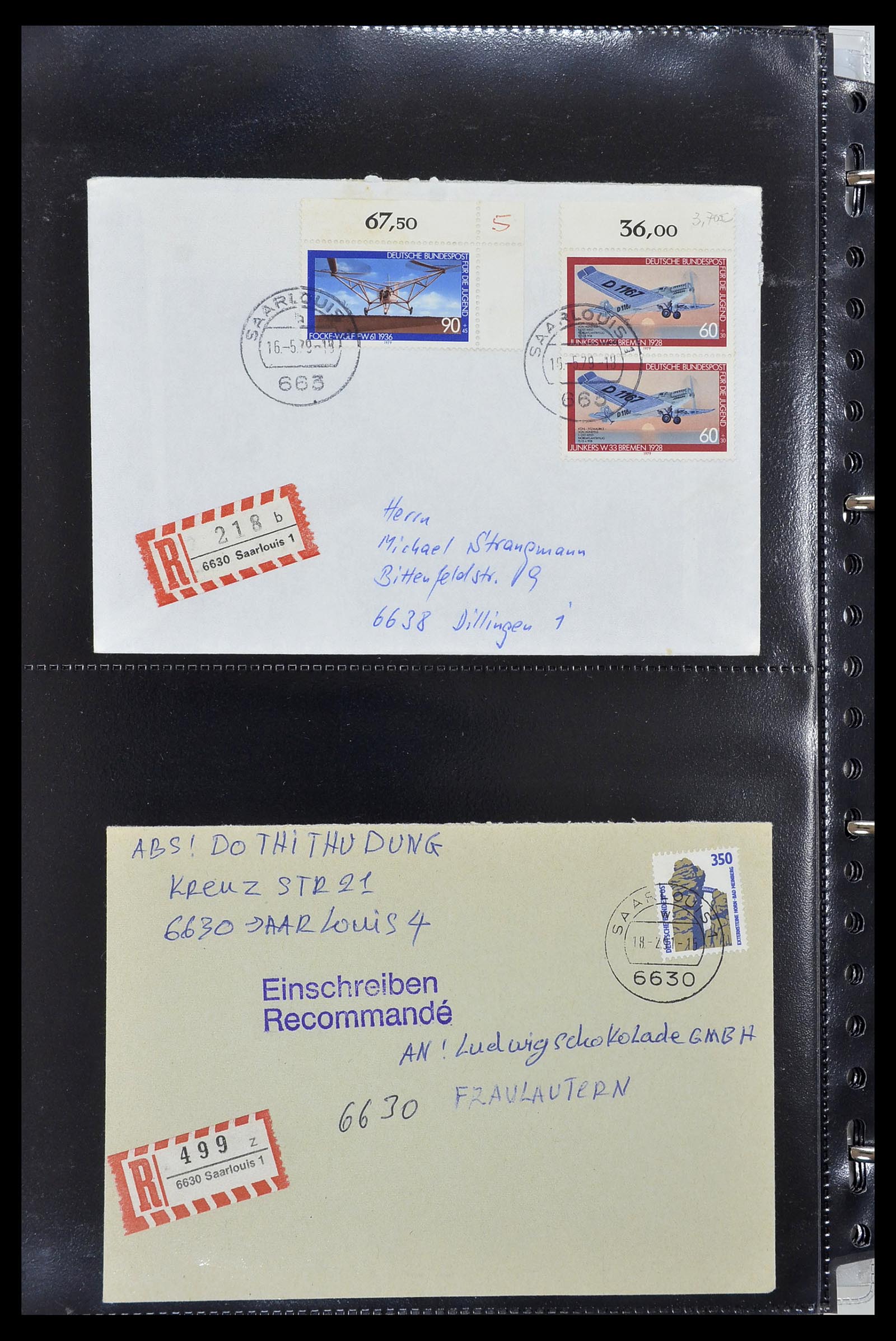 34435 258 - Stamp Collection 34435 Saar 1947-1959.
