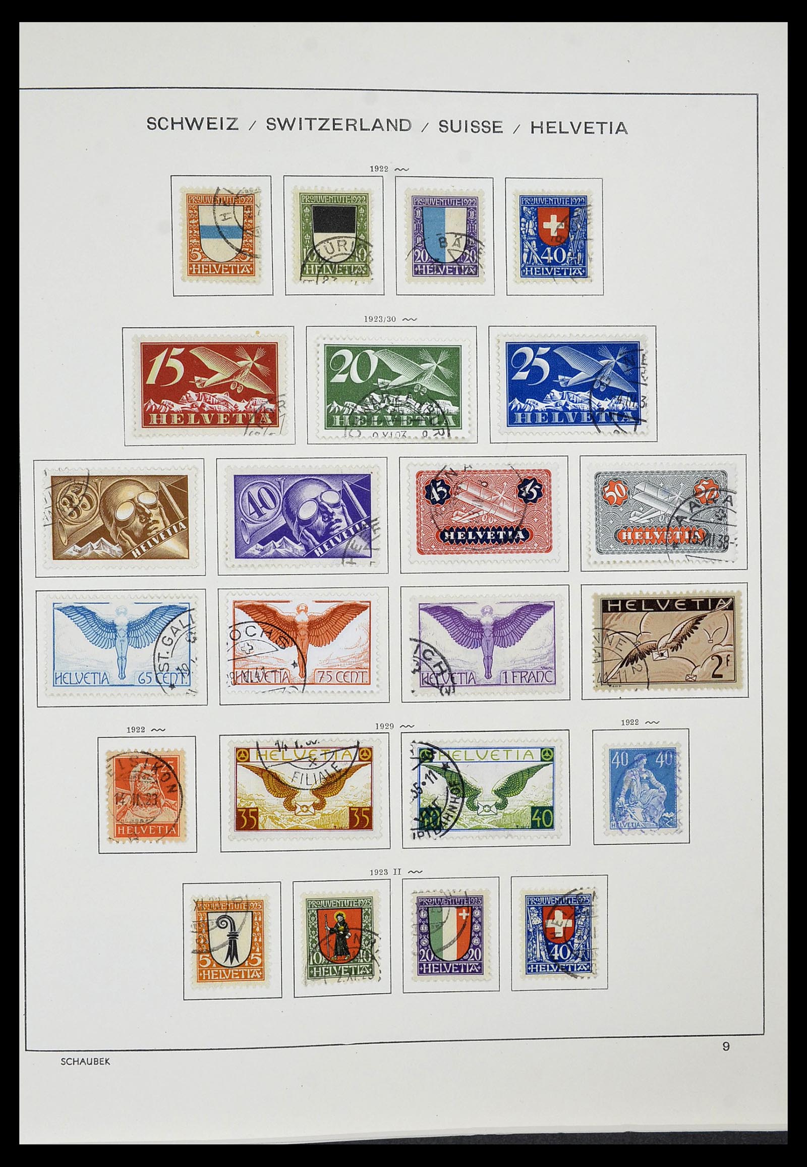 34436 008 - Stamp Collection 34436 Switzerland 1854-2016.