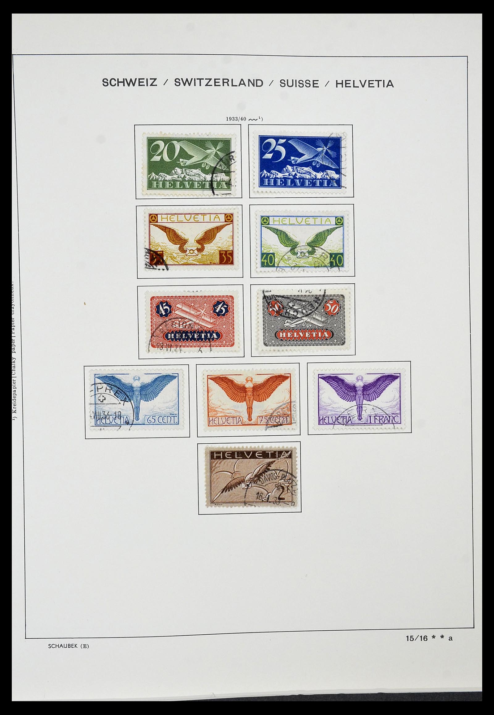 34436 013 - Stamp Collection 34436 Switzerland 1854-2016.