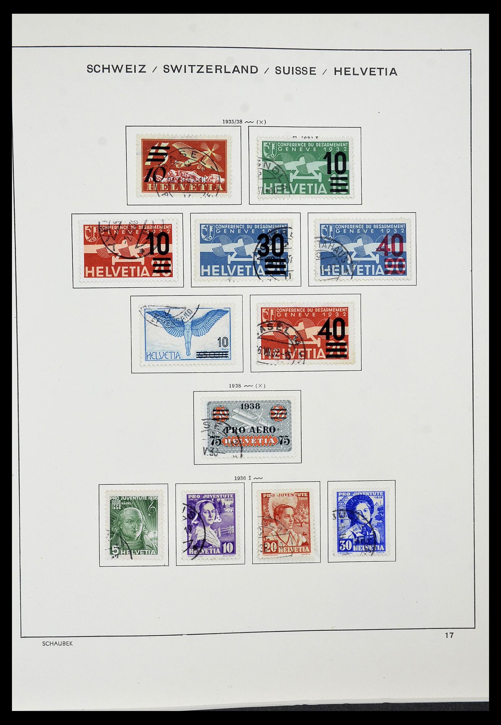 34436 014 - Stamp Collection 34436 Switzerland 1854-2016.