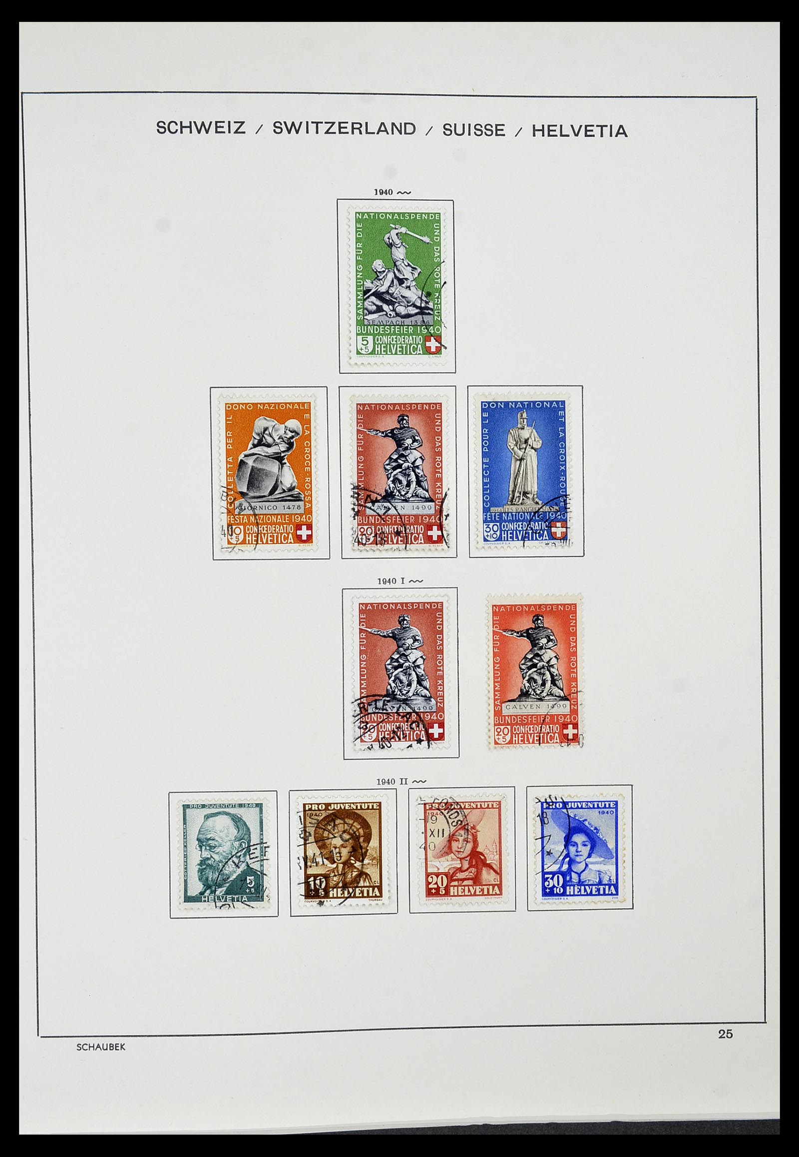 34436 020 - Stamp Collection 34436 Switzerland 1854-2016.