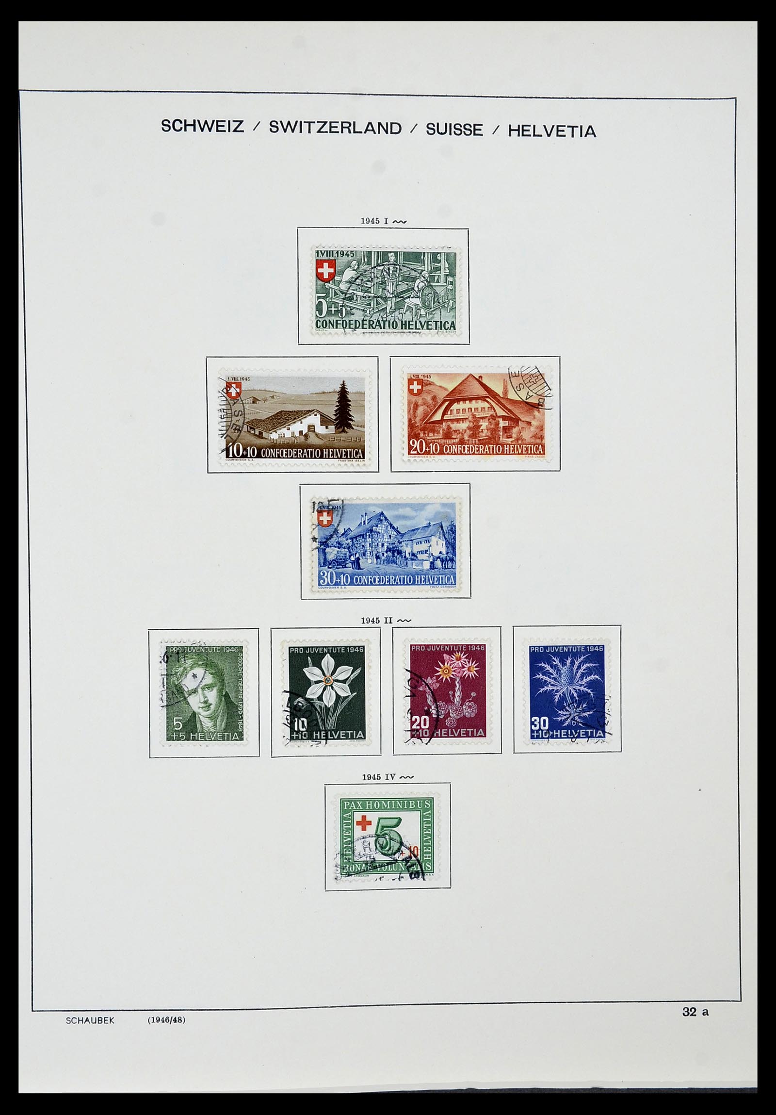 34436 026 - Stamp Collection 34436 Switzerland 1854-2016.
