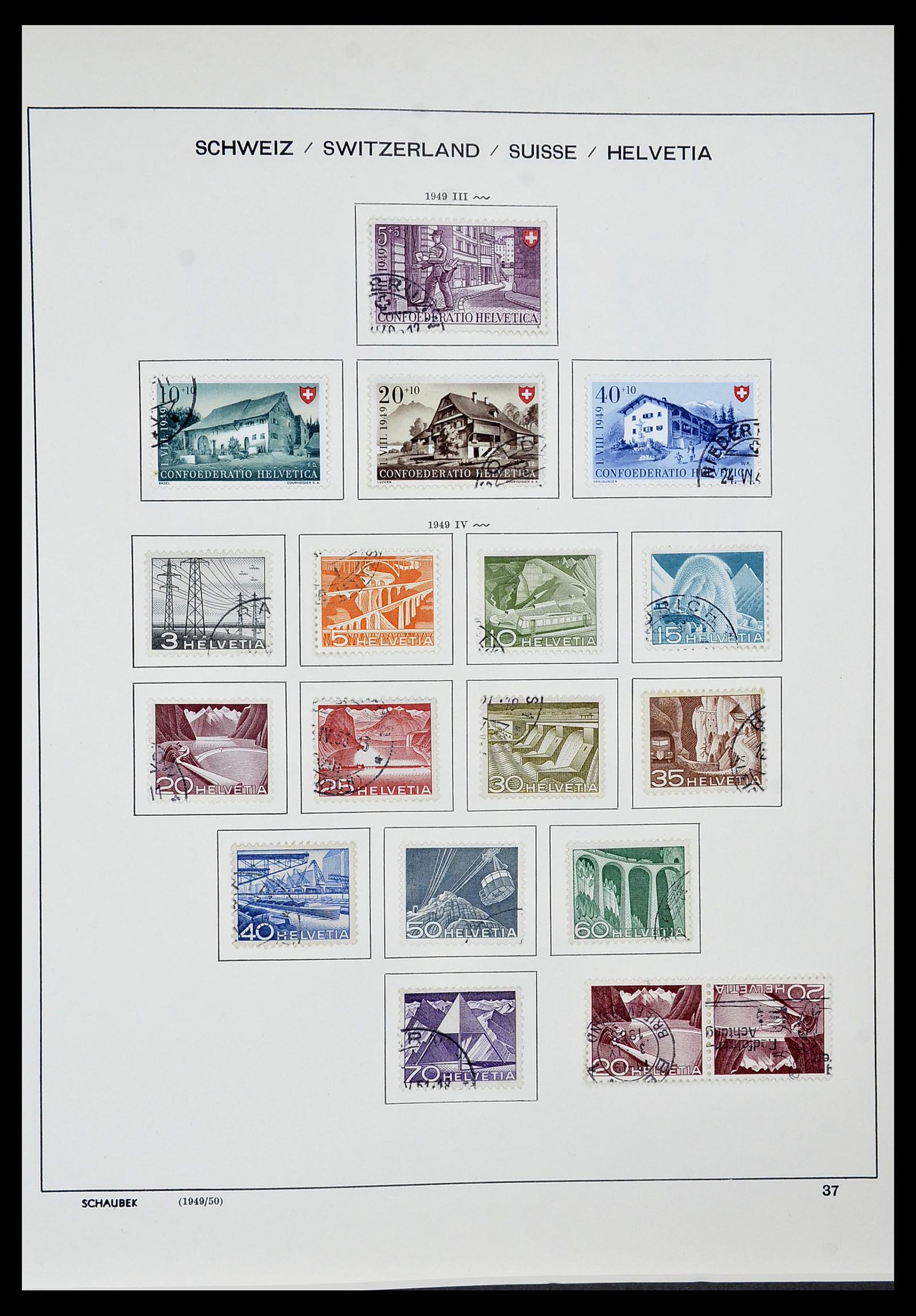34436 031 - Postzegelverzameling 34436 Zwitserland 1854-2016.