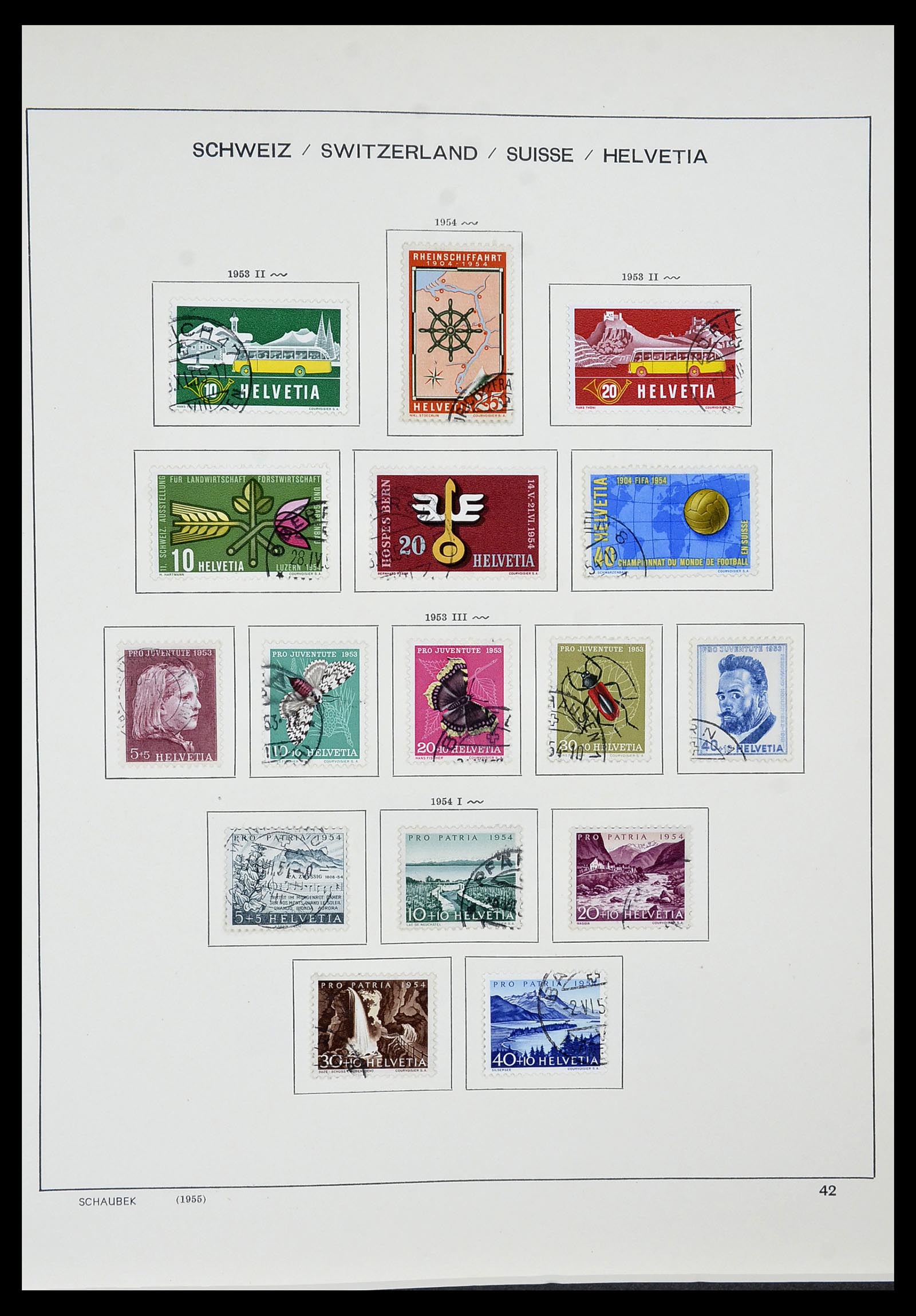 34436 036 - Postzegelverzameling 34436 Zwitserland 1854-2016.