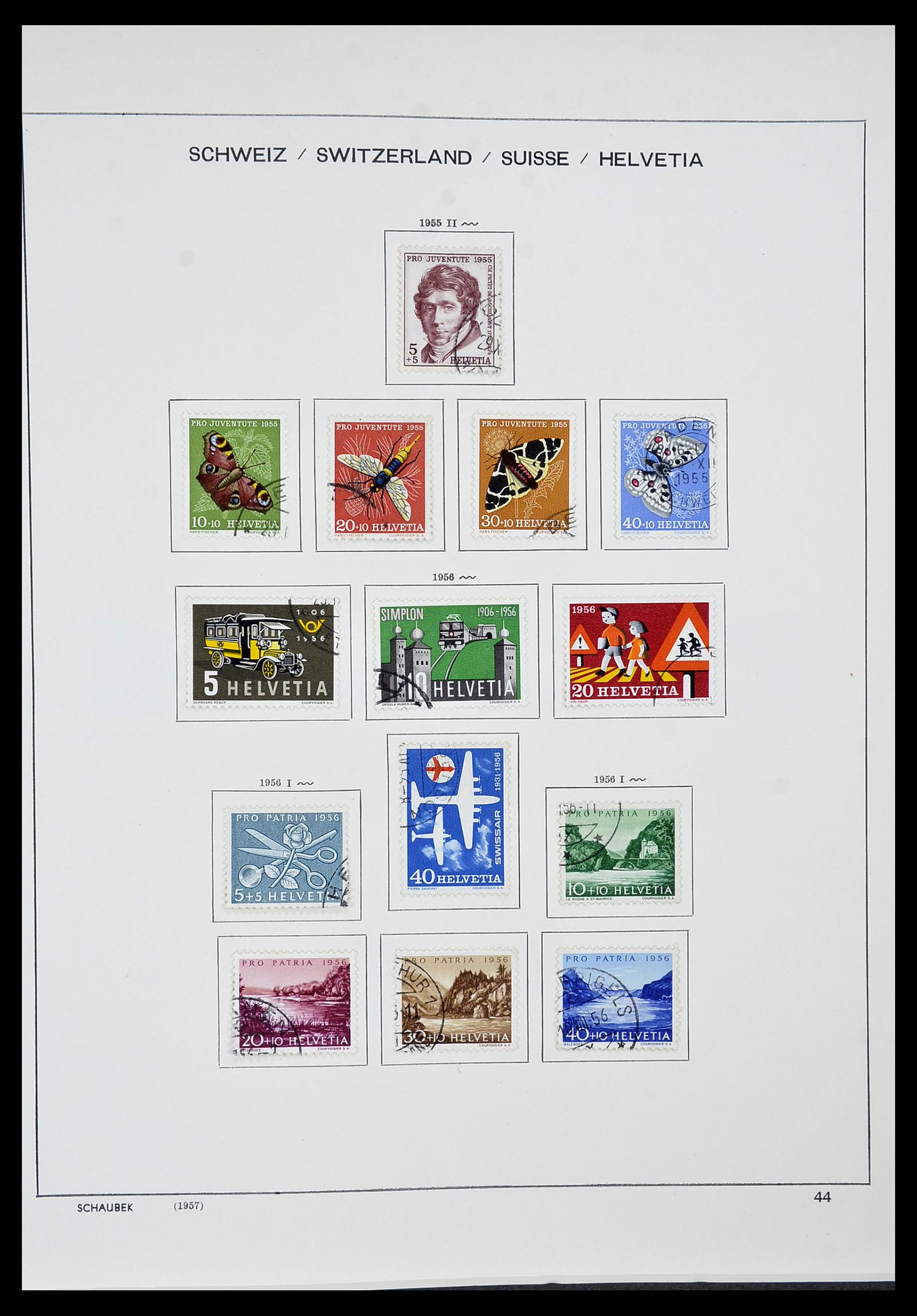 34436 038 - Stamp Collection 34436 Switzerland 1854-2016.