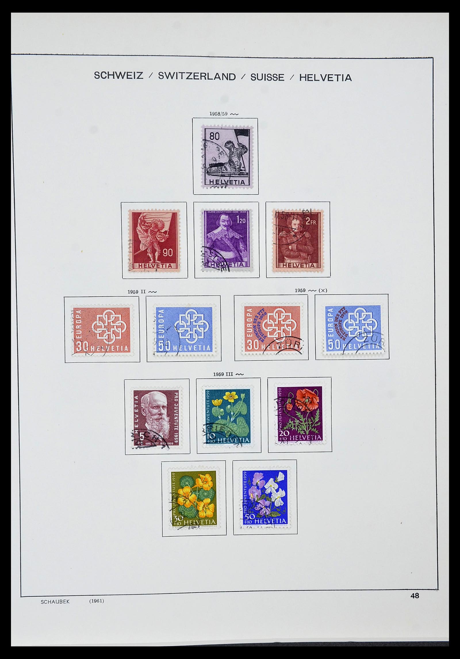 34436 042 - Postzegelverzameling 34436 Zwitserland 1854-2016.