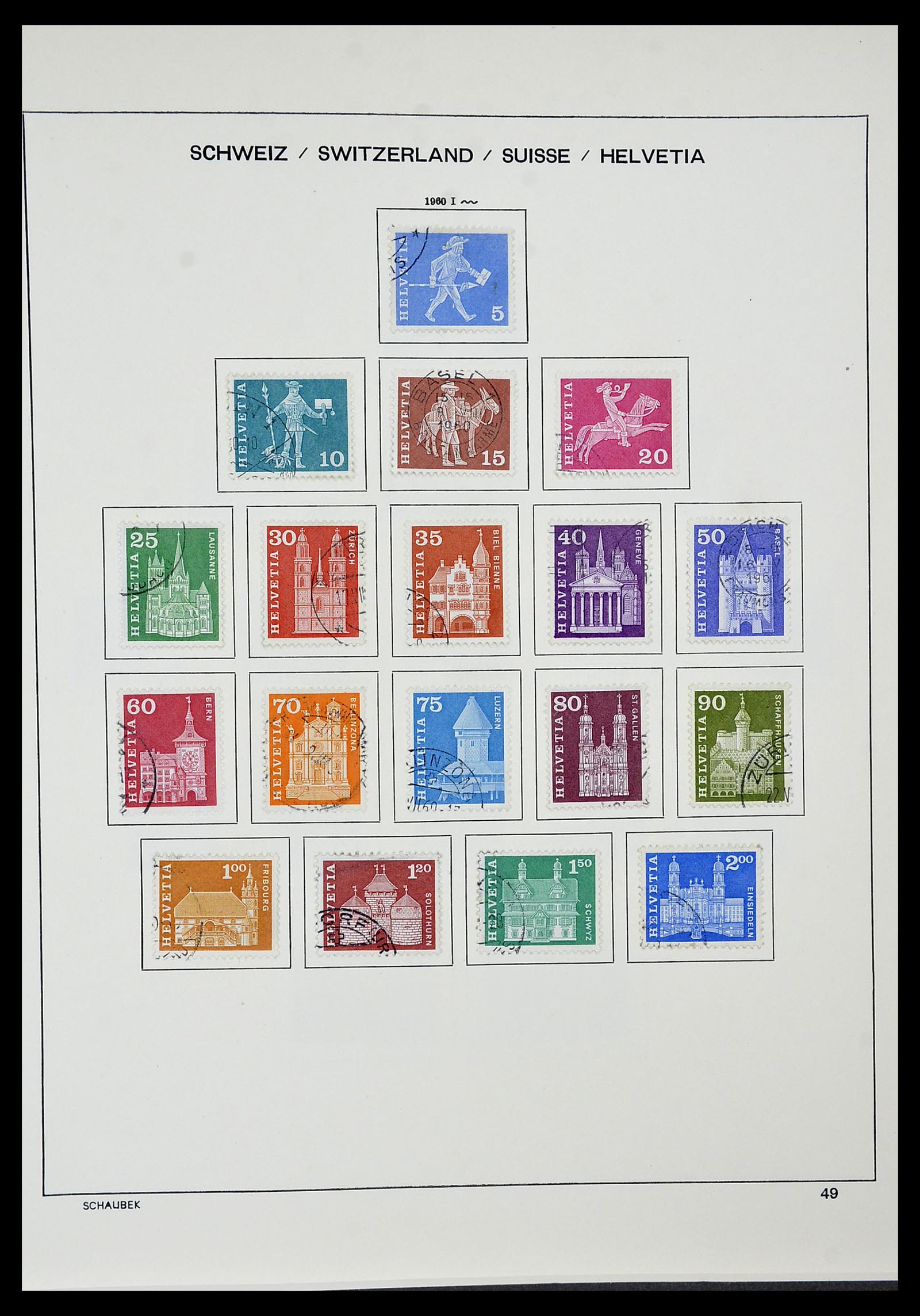 34436 043 - Postzegelverzameling 34436 Zwitserland 1854-2016.