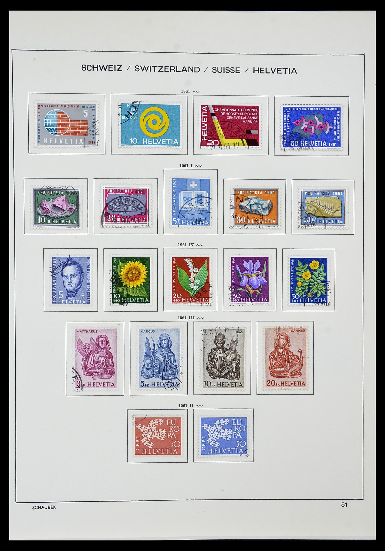 34436 045 - Stamp Collection 34436 Switzerland 1854-2016.