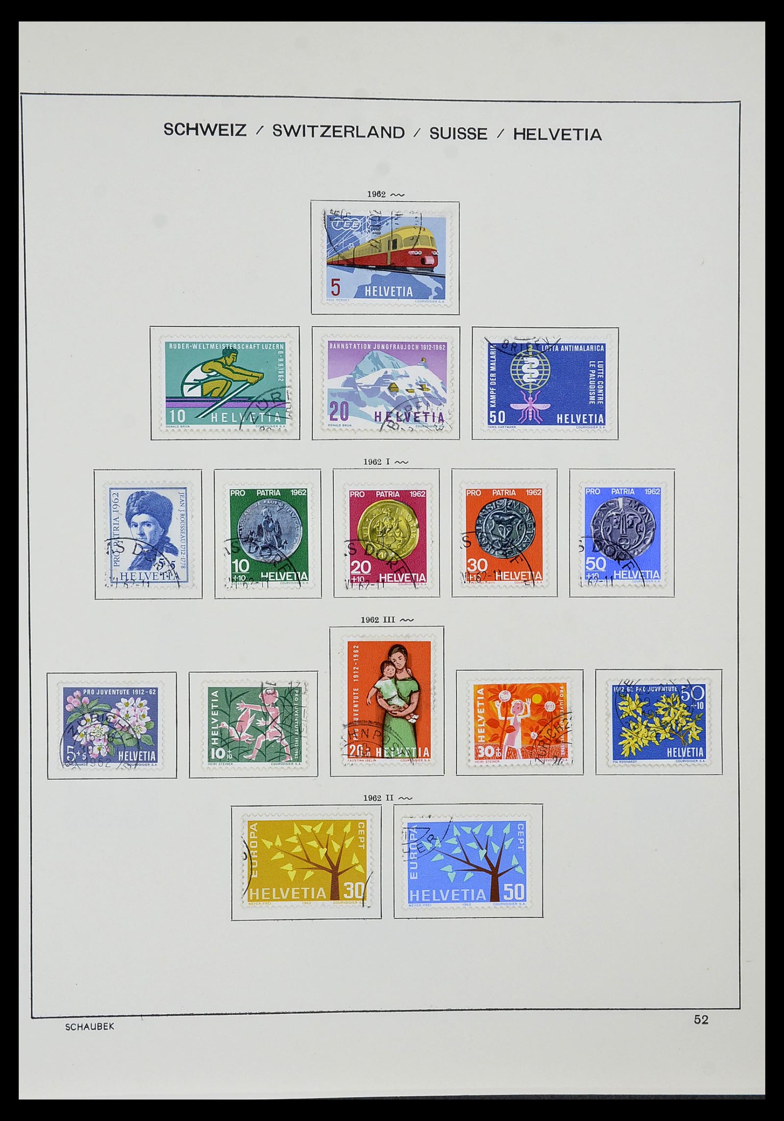 34436 046 - Postzegelverzameling 34436 Zwitserland 1854-2016.