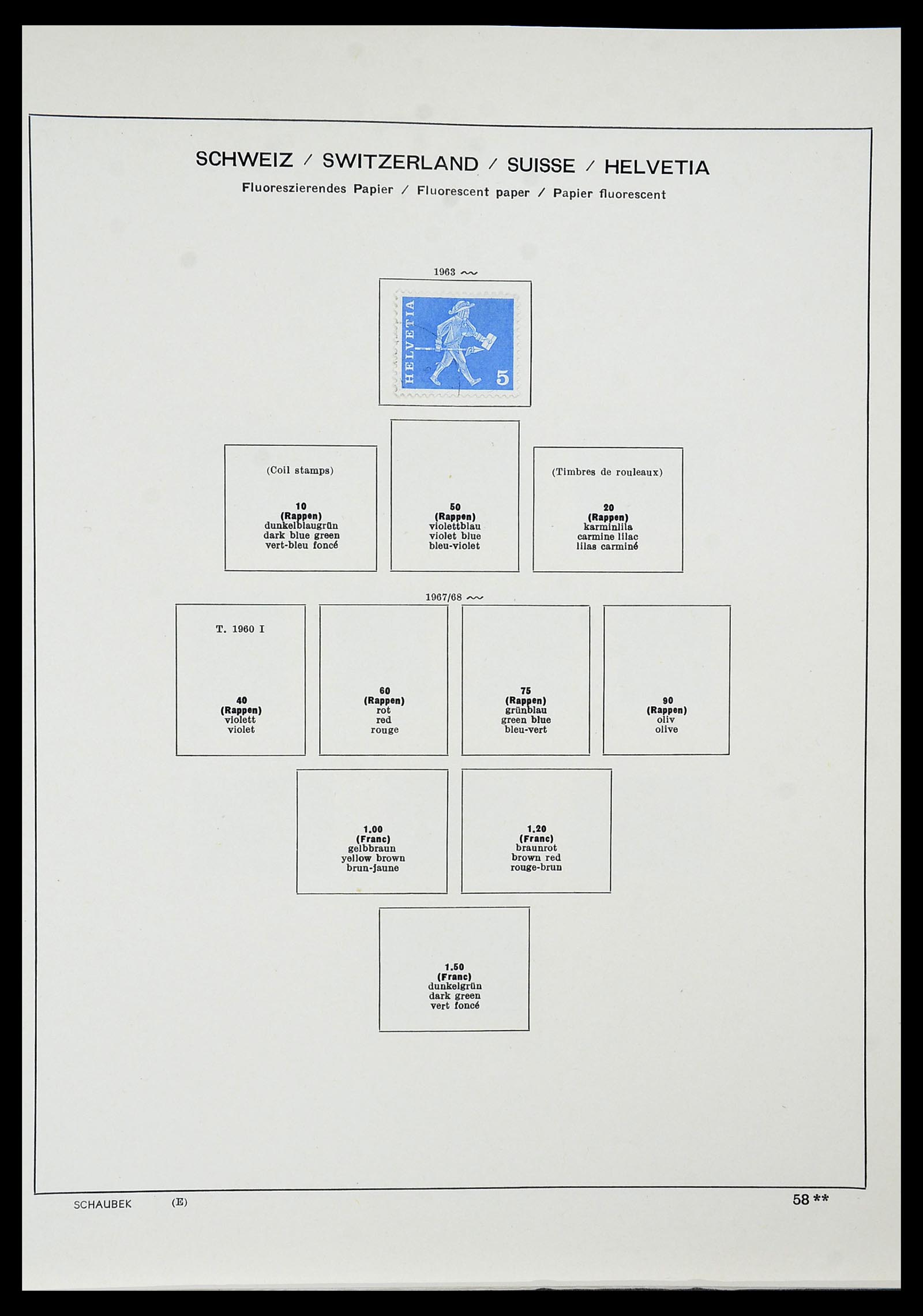 34436 055 - Stamp Collection 34436 Switzerland 1854-2016.