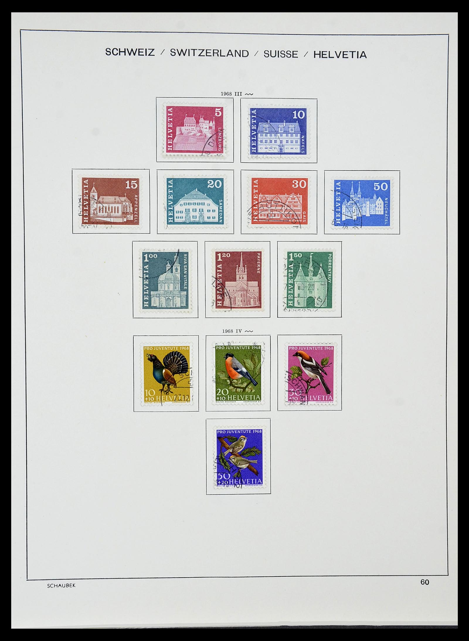 34436 057 - Stamp Collection 34436 Switzerland 1854-2016.
