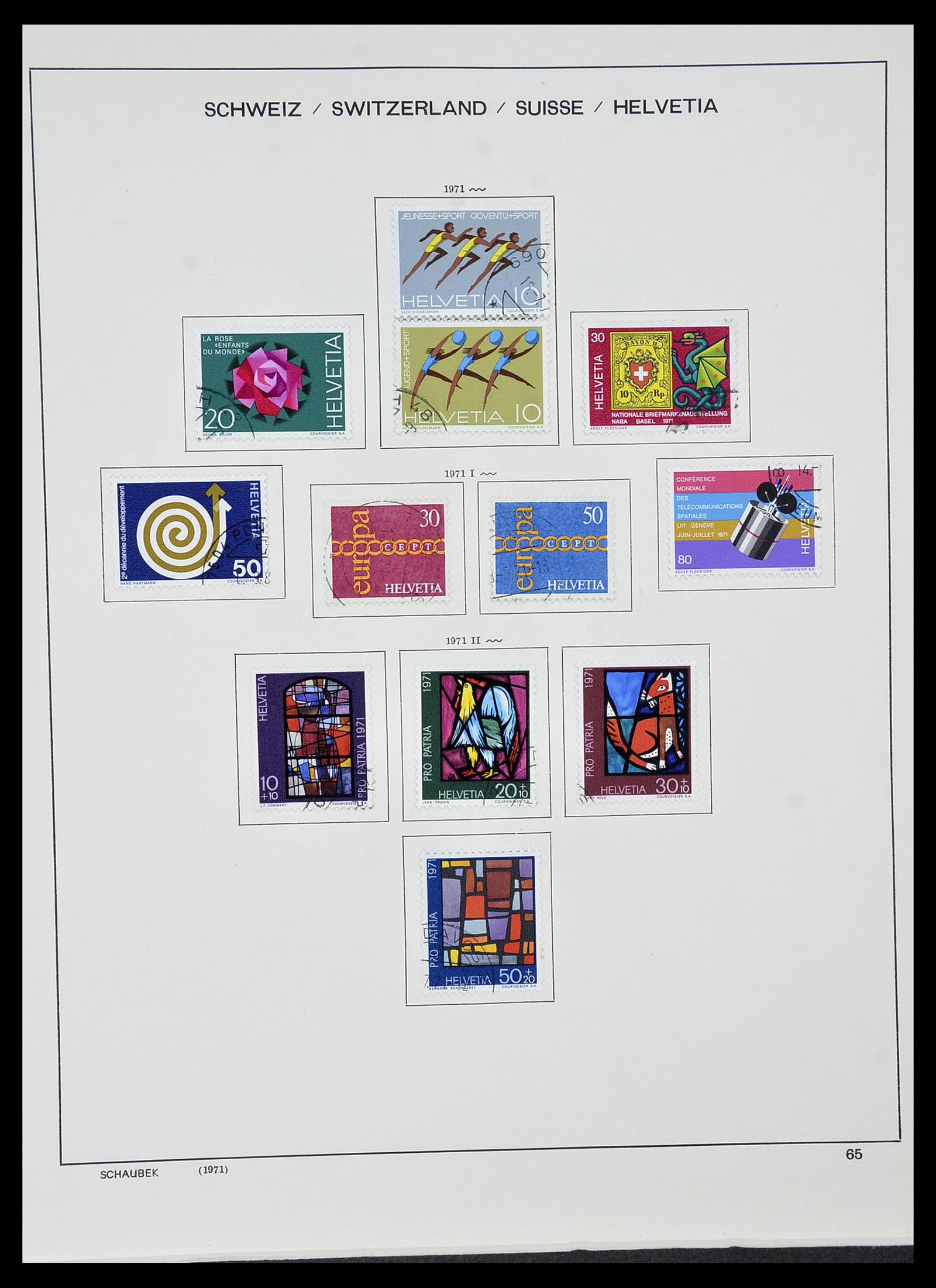 34436 062 - Postzegelverzameling 34436 Zwitserland 1854-2016.