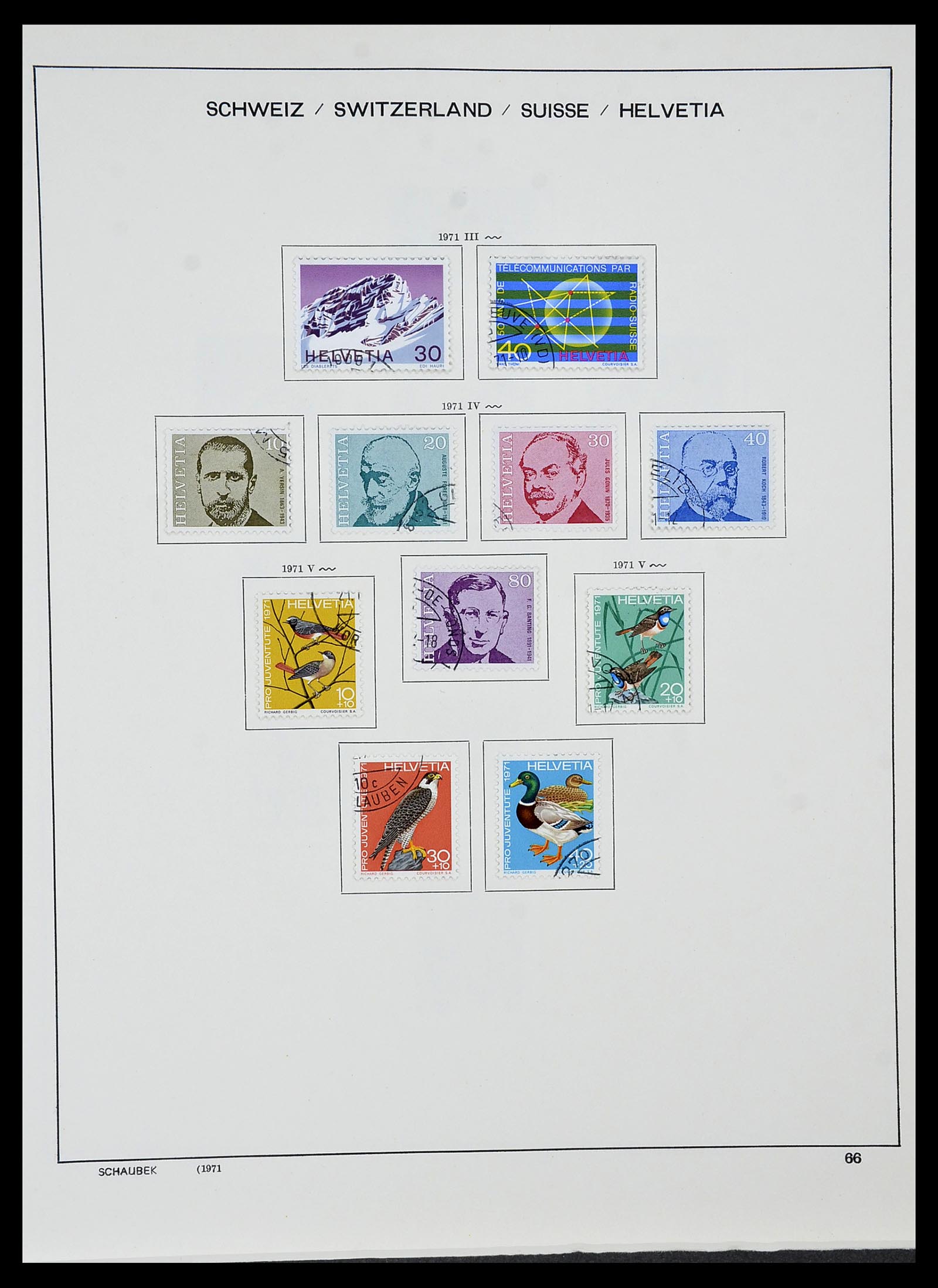 34436 063 - Postzegelverzameling 34436 Zwitserland 1854-2016.