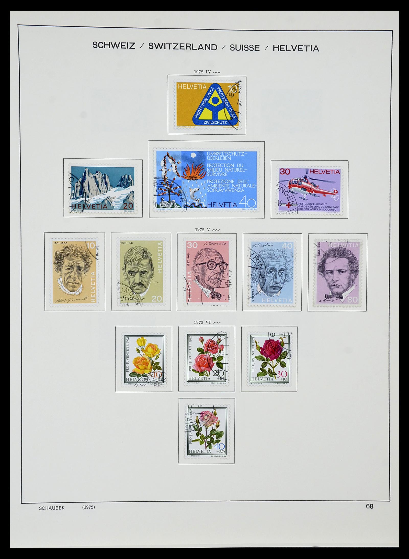 34436 065 - Stamp Collection 34436 Switzerland 1854-2016.