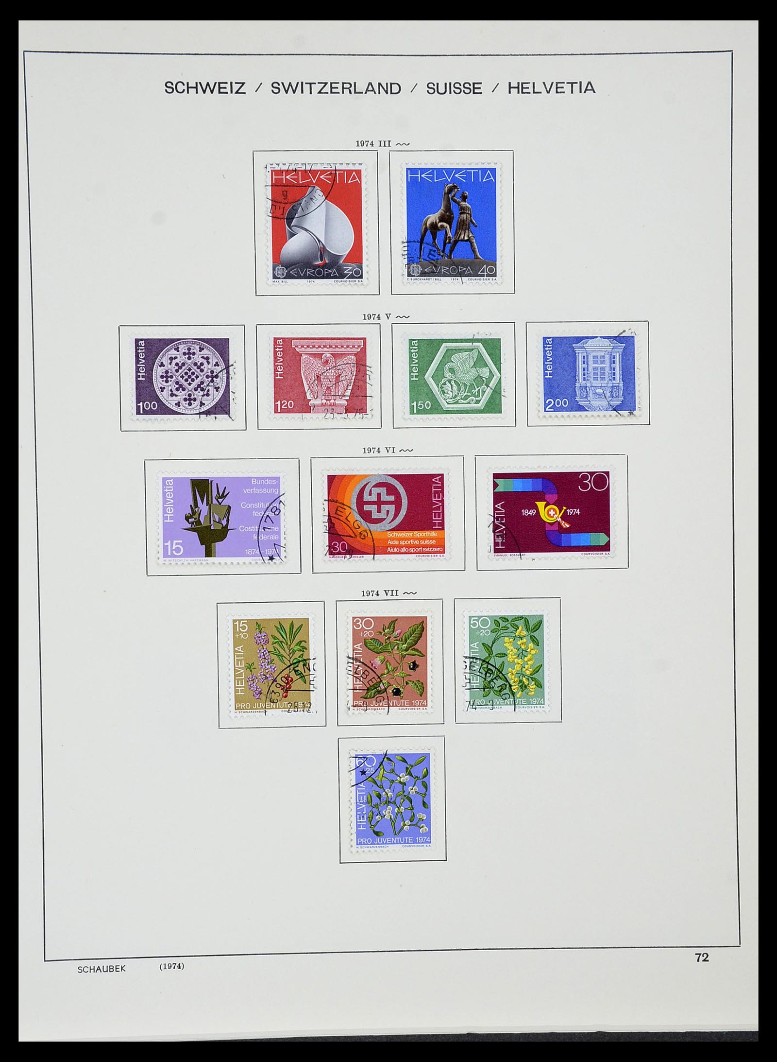 34436 069 - Postzegelverzameling 34436 Zwitserland 1854-2016.