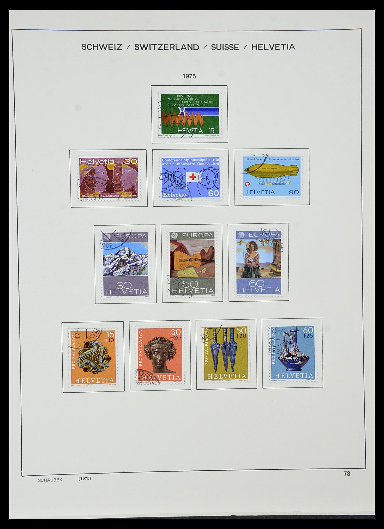 34436 070 - Postzegelverzameling 34436 Zwitserland 1854-2016.
