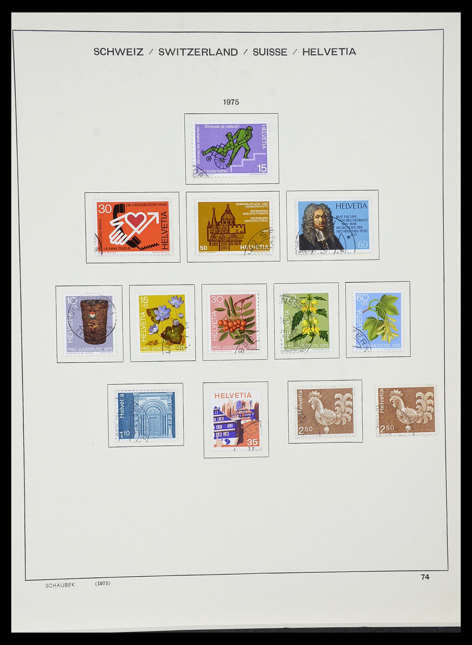 34436 071 - Stamp Collection 34436 Switzerland 1854-2016.
