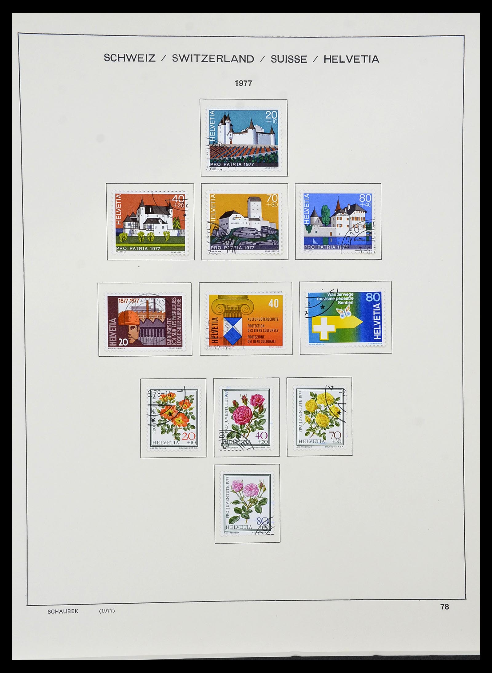 34436 075 - Postzegelverzameling 34436 Zwitserland 1854-2016.